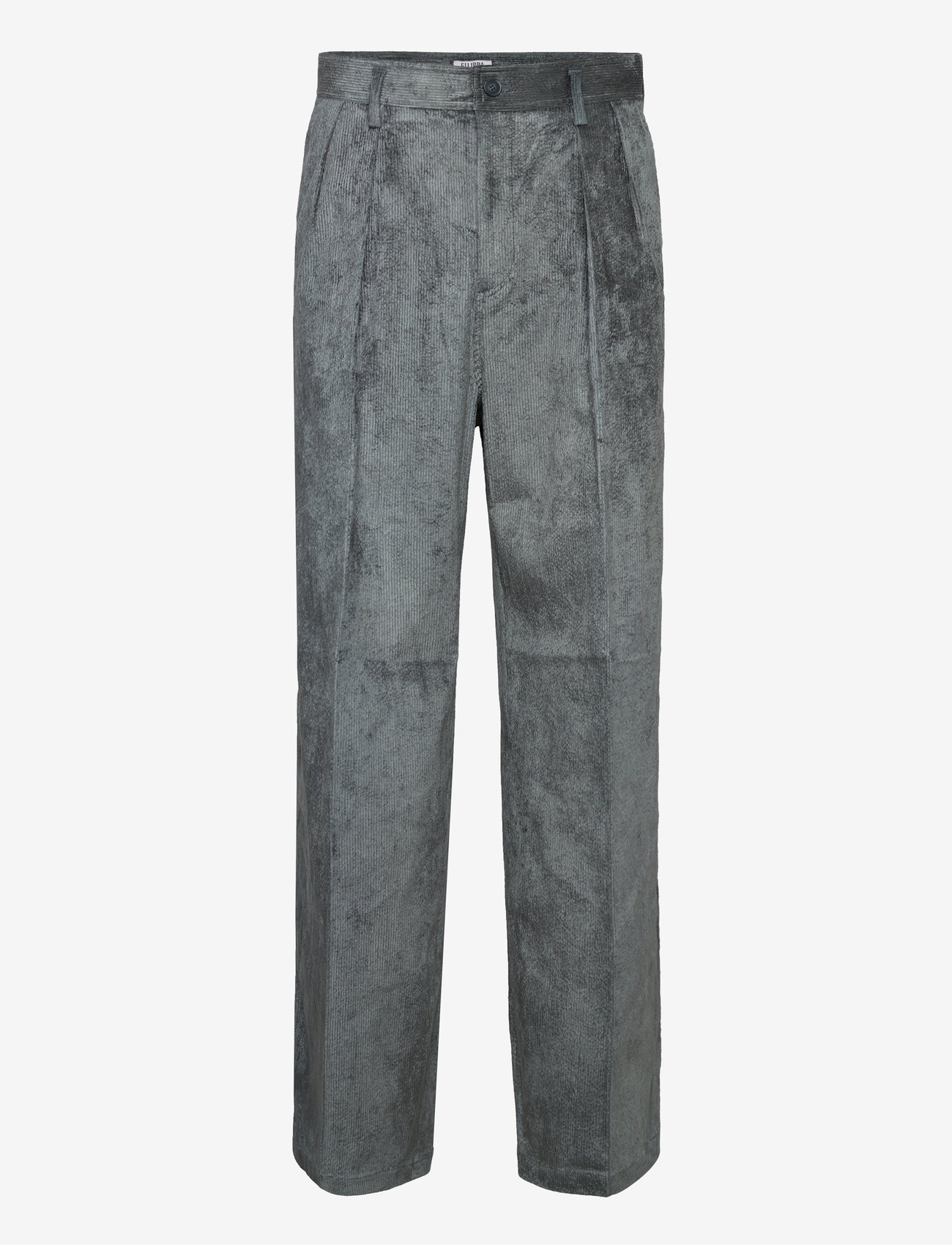 Filippa K - Crushed Corduroy Trousers - casual bukser - smoke gree - 0