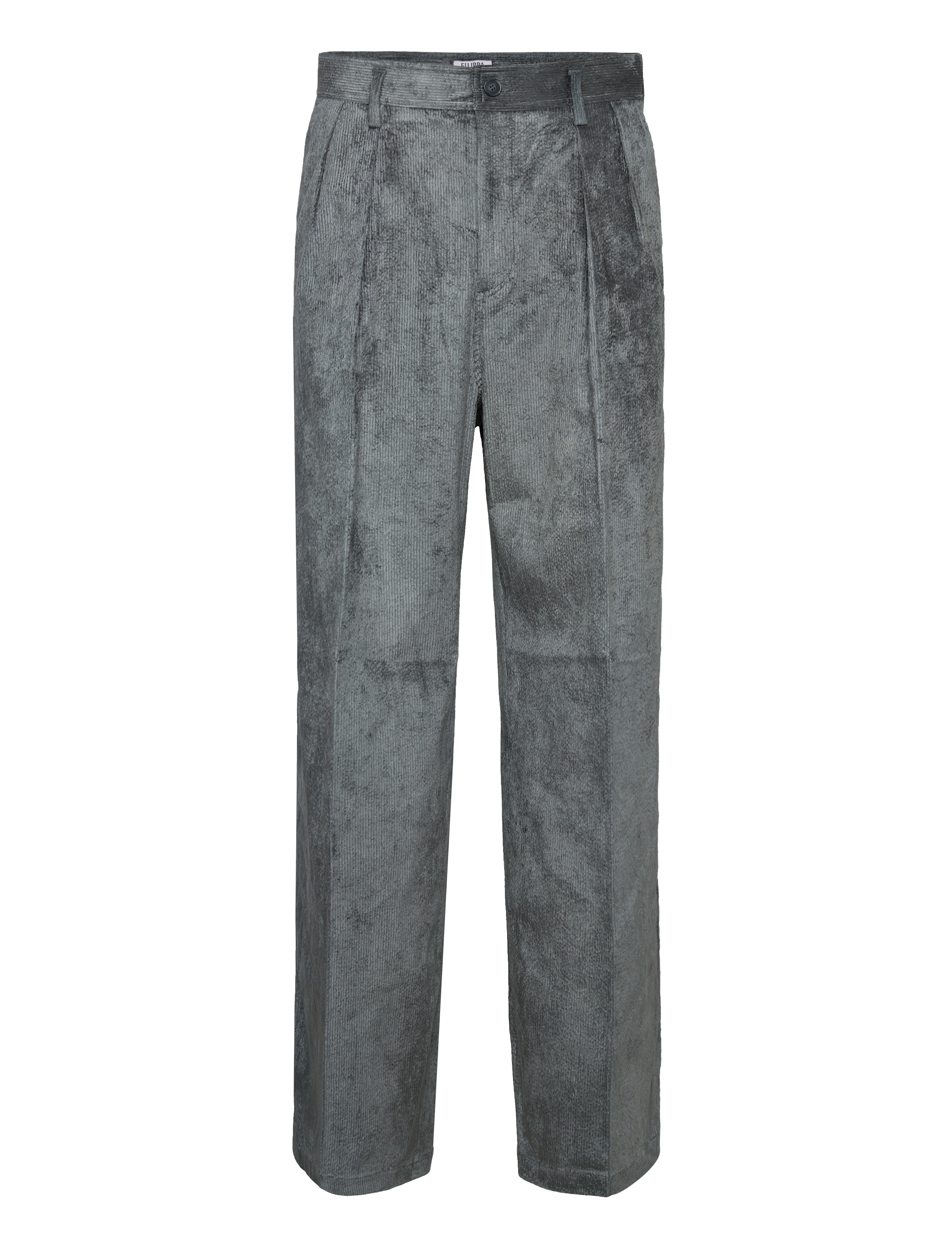 Filippa K Crushed Corduroy Trousers - Filippa K - SMOKE GREE / grey