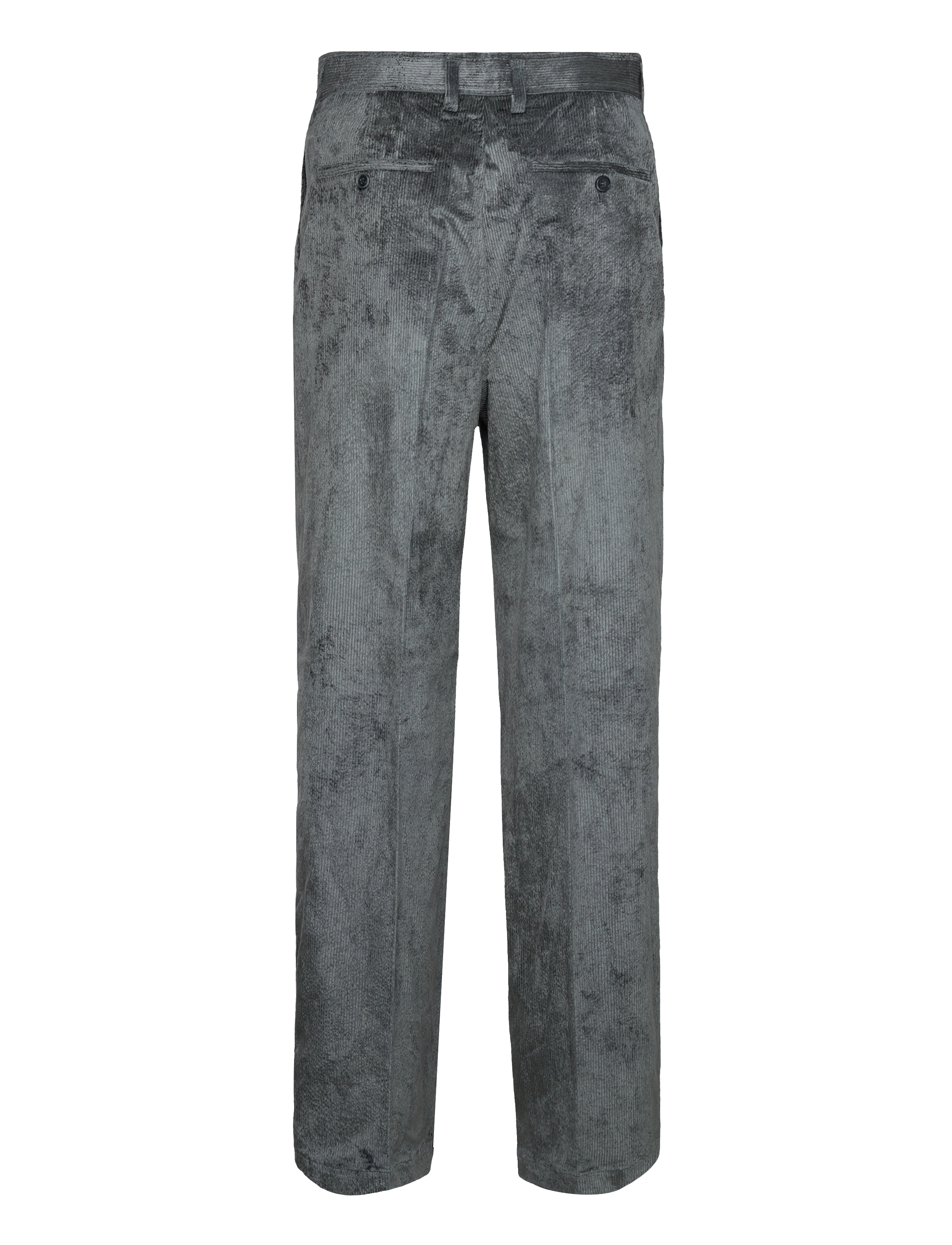 Filippa K - Crushed Corduroy Trousers - casual trousers - smoke gree - 1