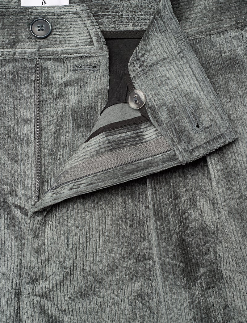 Filippa K - Crushed Corduroy Trousers - casual - smoke gree - 3