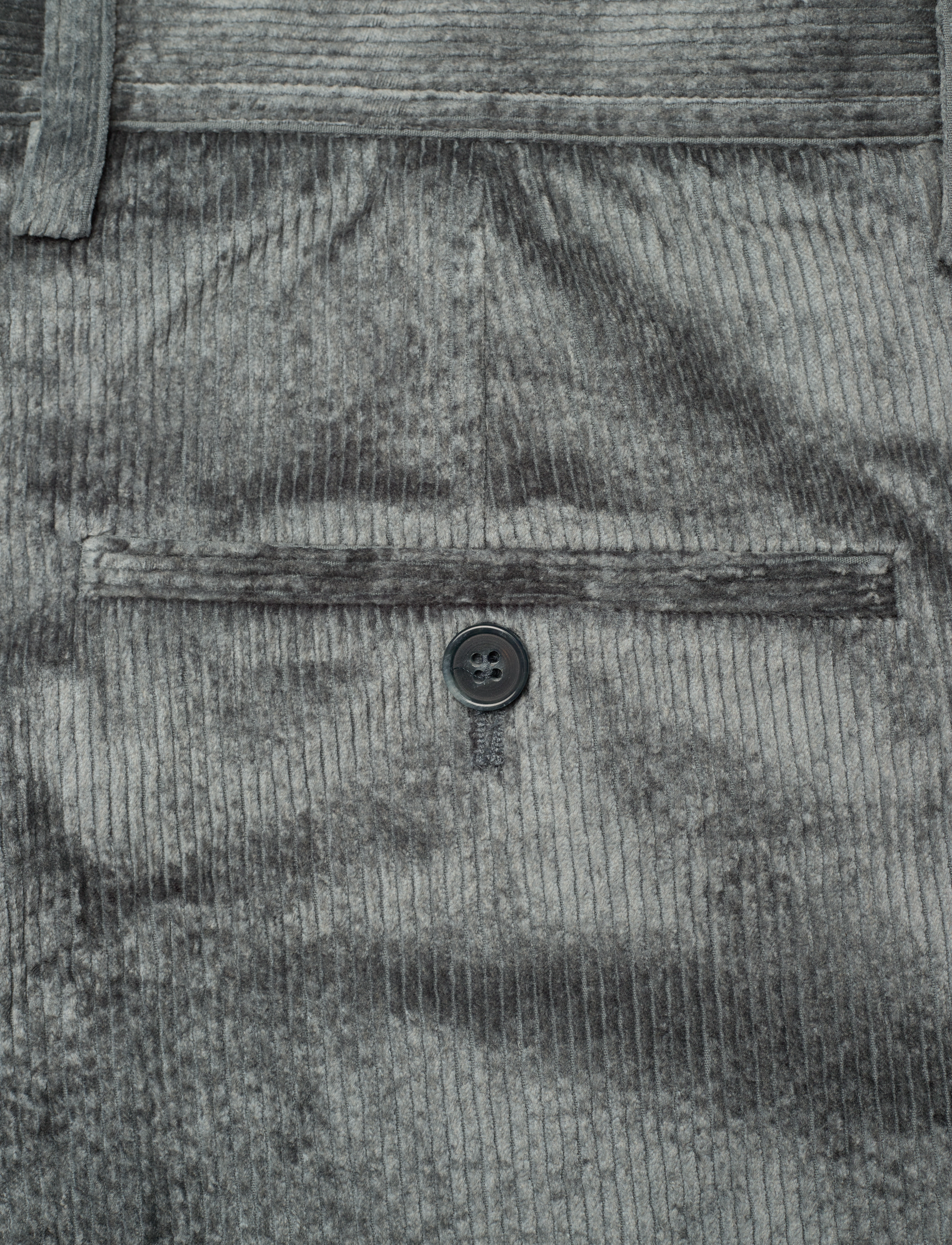 Filippa K - Crushed Corduroy Trousers - casual trousers - smoke gree - 4