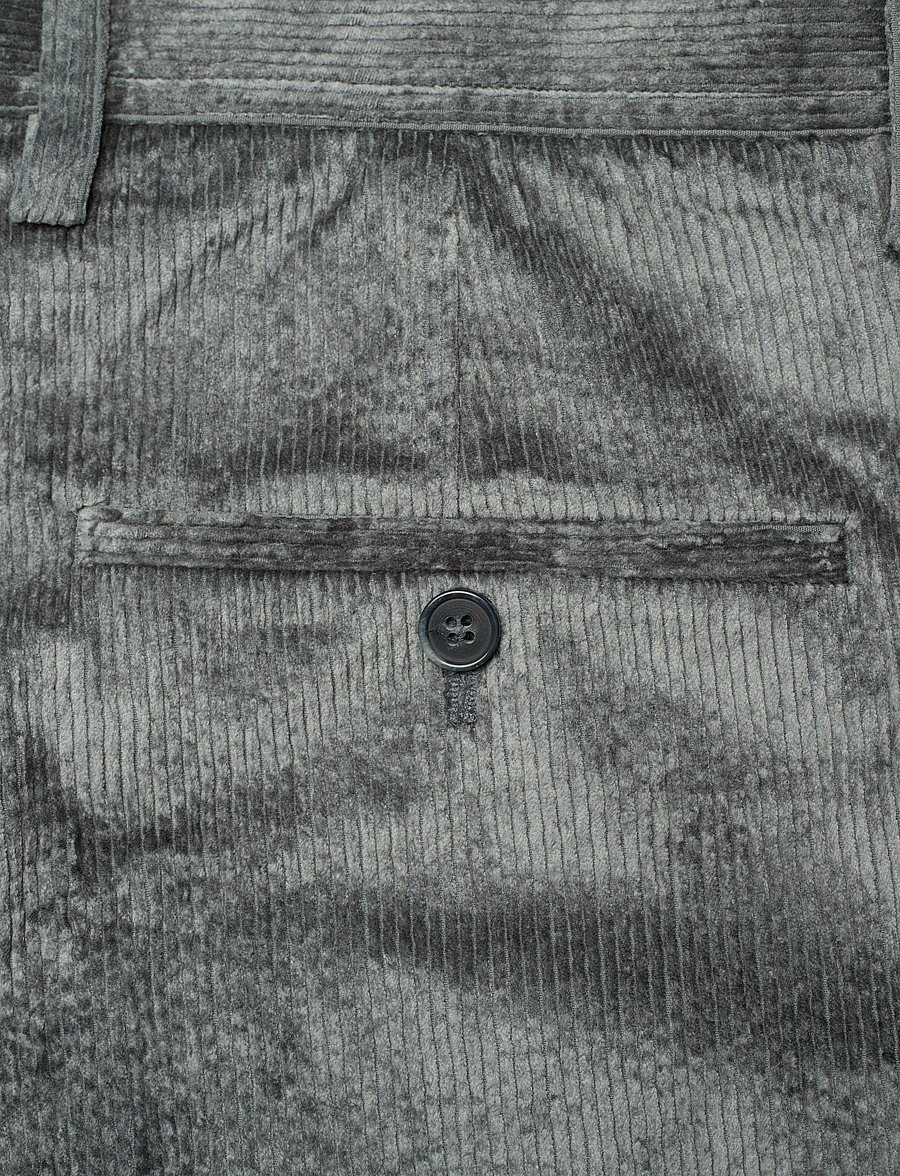 Filippa K - Crushed Corduroy Trousers - casual - smoke gree - 4