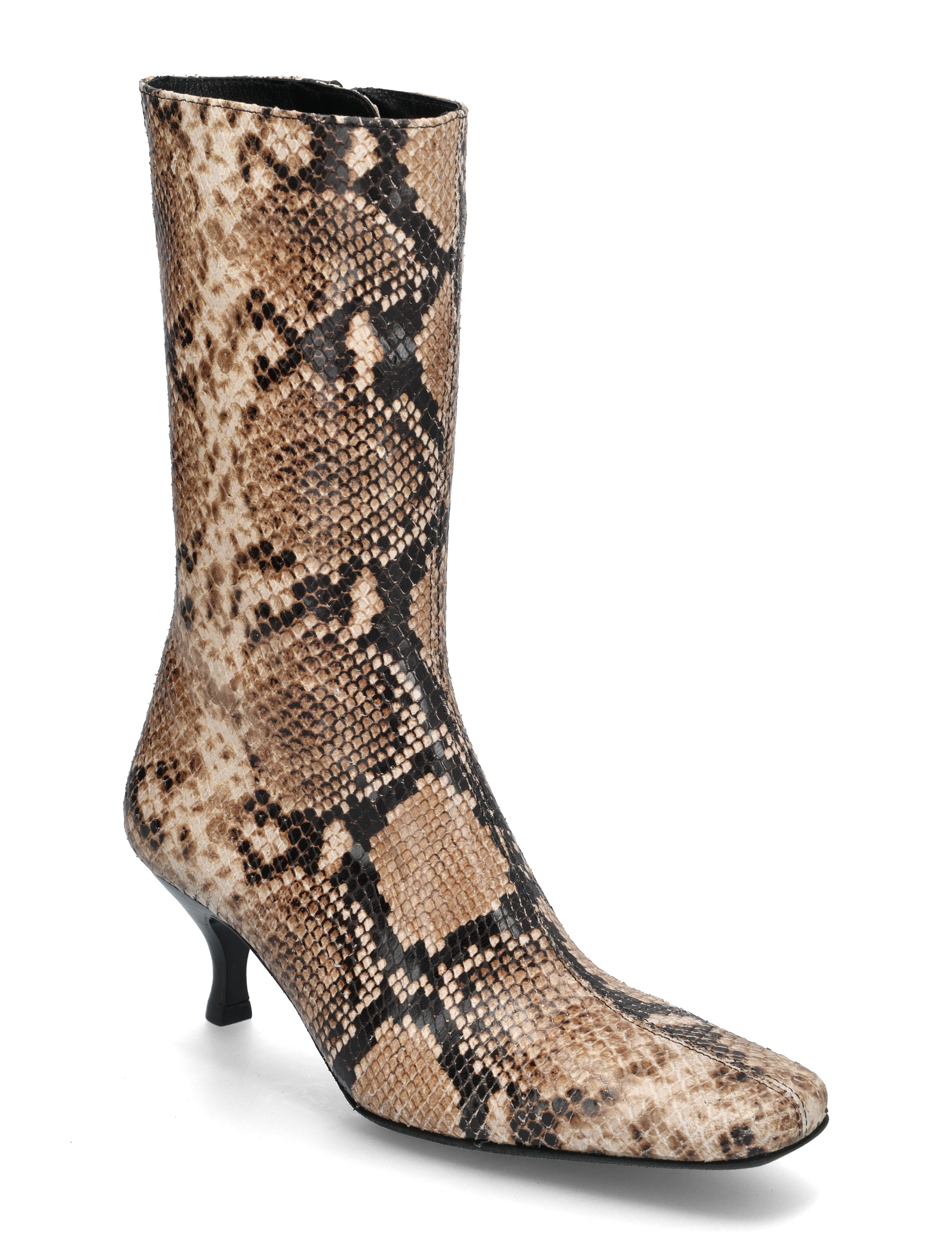 FILIPPA K Square Toe Ankle Stiefel Braun - 38 - Damen