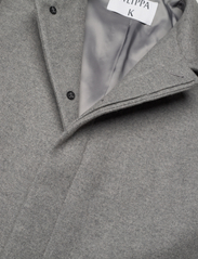 Filippa K - Wool Car Coat - winter coats - grey melan - 2
