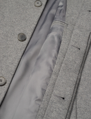 Filippa K - Wool Car Coat - winter coats - grey melan - 4