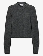 Structure Yak Sweater - MID GREY M