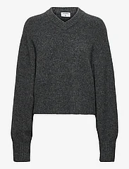 Filippa K - Structure Yak Sweater - džemperiai - mid grey m - 0