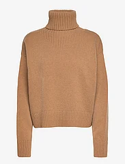 Filippa K - Wool Turtleneck Sweater - megzti drabužiai - camel - 0