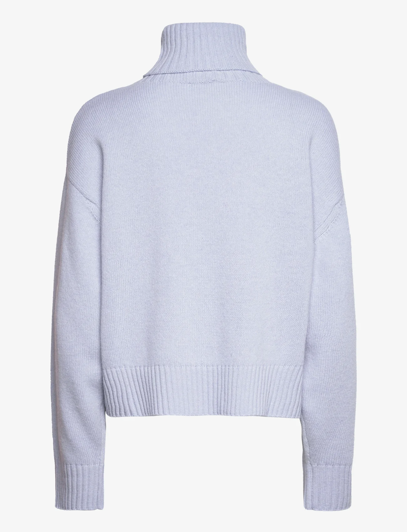 Filippa K - Wool Turtleneck Sweater - rullekraver - ice blue - 1