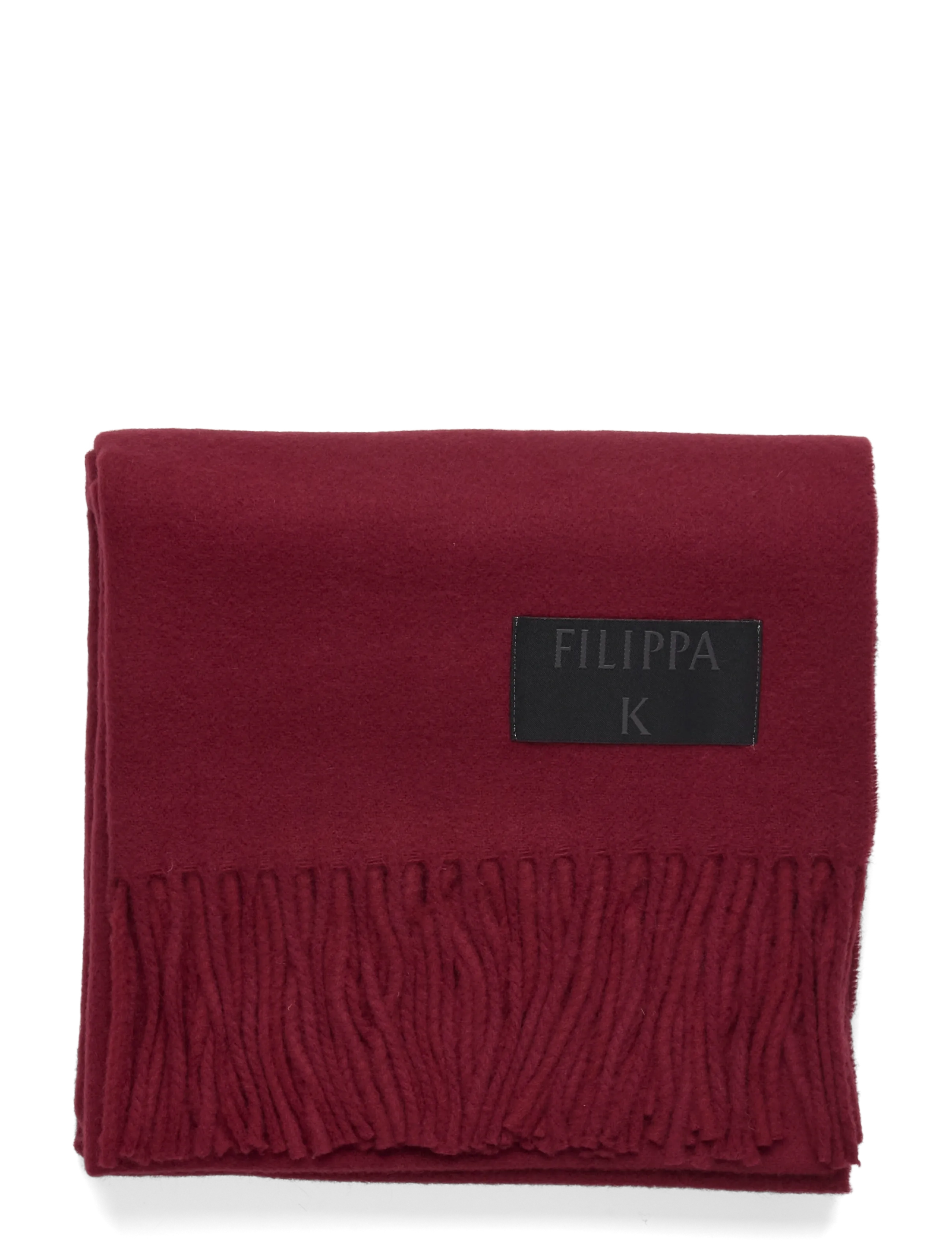 Filippa K - Cashmere Blend Scarf - akcesoria - burgundy - 1