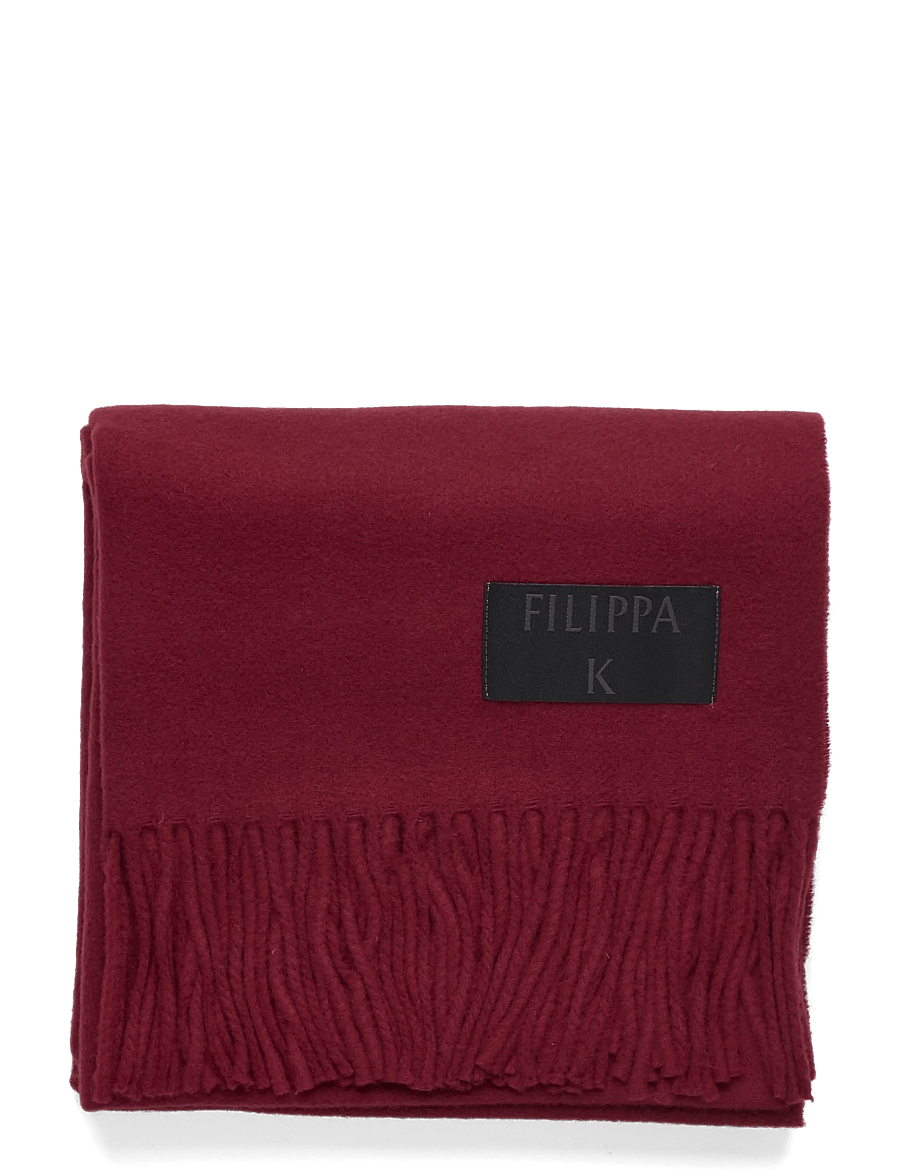 Filippa K - Cashmere Blend Scarf - cashmere - burgundy - 1