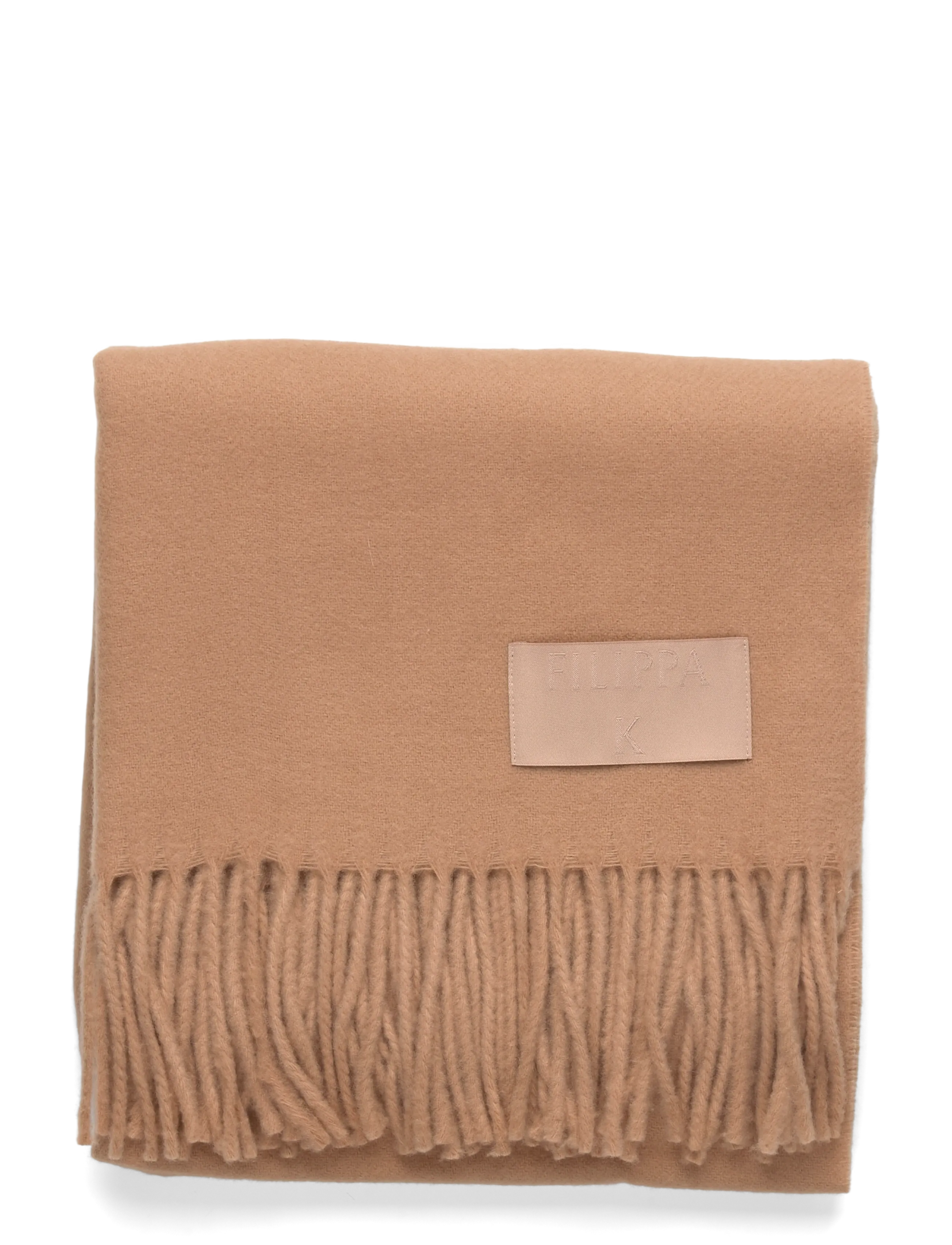 Filippa K - Cashmere Blend Scarf - kashmir - dark camel - 1