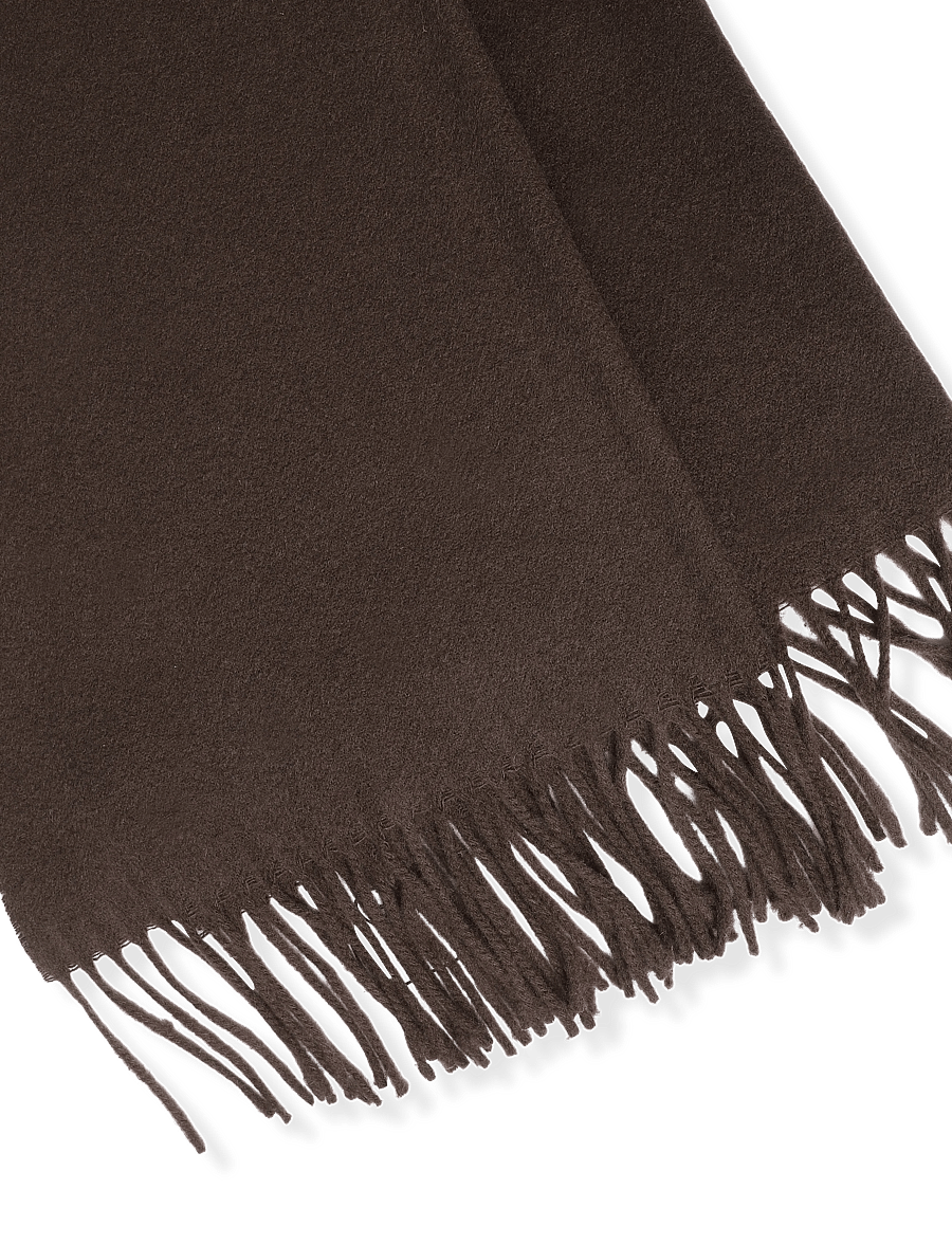 Filippa K - Cashmere Blend Scarf - kashmir - ebony brown - 2