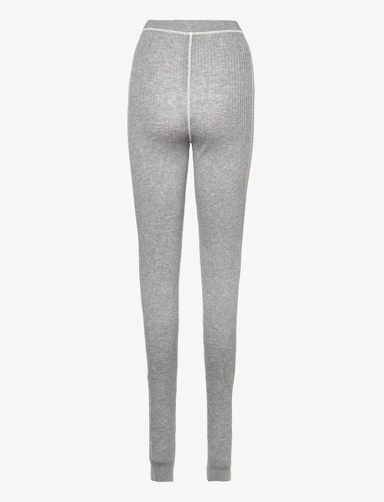Filippa K - Knitted Long-Johns - leggings - grey/white - 1