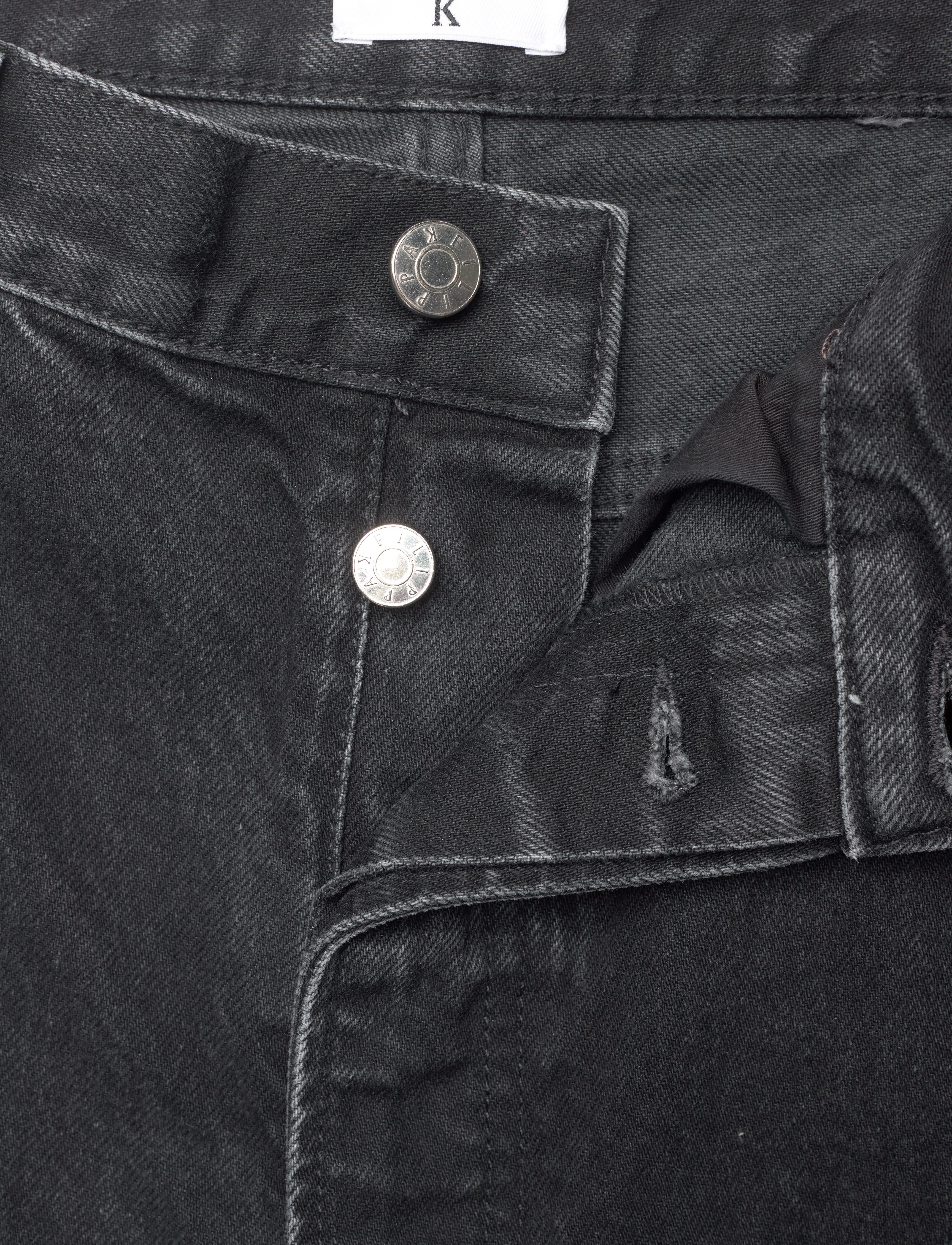 Filippa K - Baggy Tapered Jeans - tapered jeans - charcoal b - 3