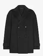Wool Cashmere Jacket - BLACK