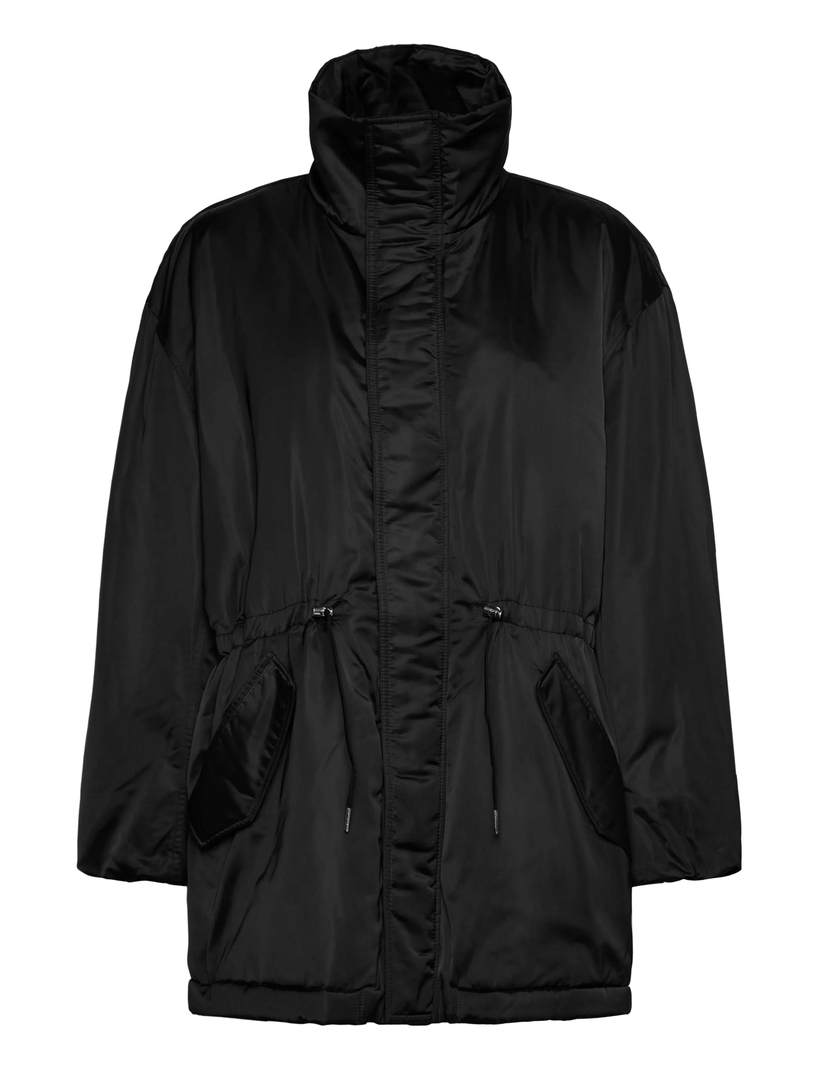 Filippa K Padded Zip Jacket - Kläder - BLACK / black