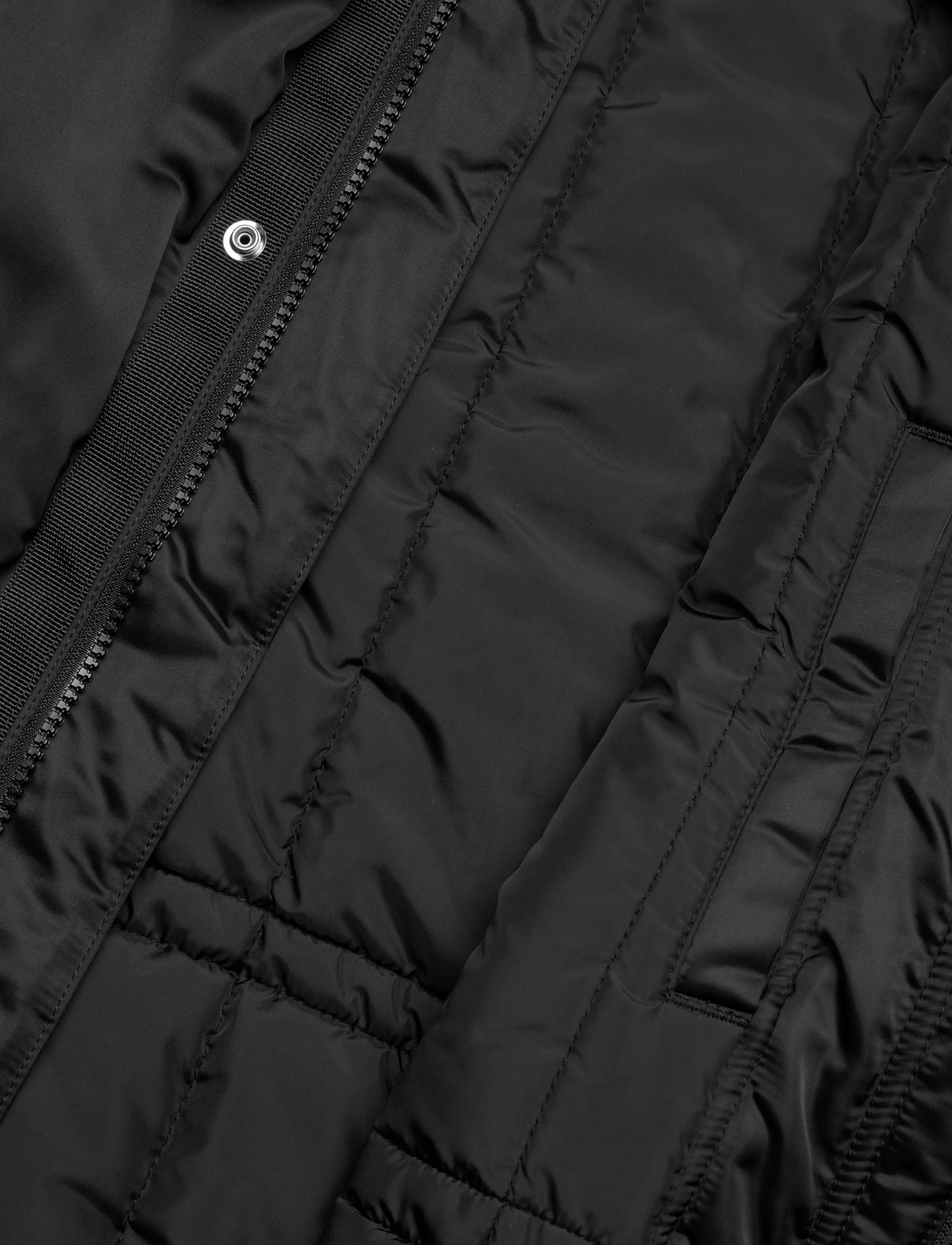 Filippa K - Padded Zip Jacket - gefütterte & daunenjacken - black - 4