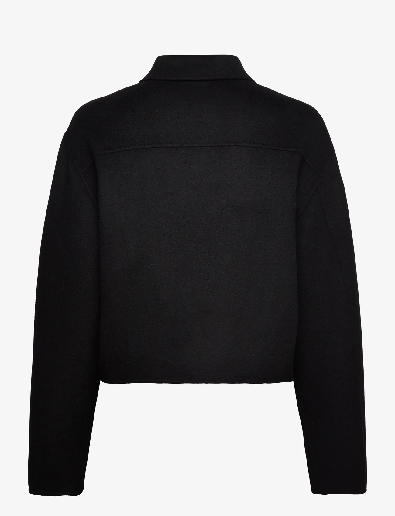 Filippa K - Short Wool Cashmere Jacket - striukės ir švarkeliai - black - 1