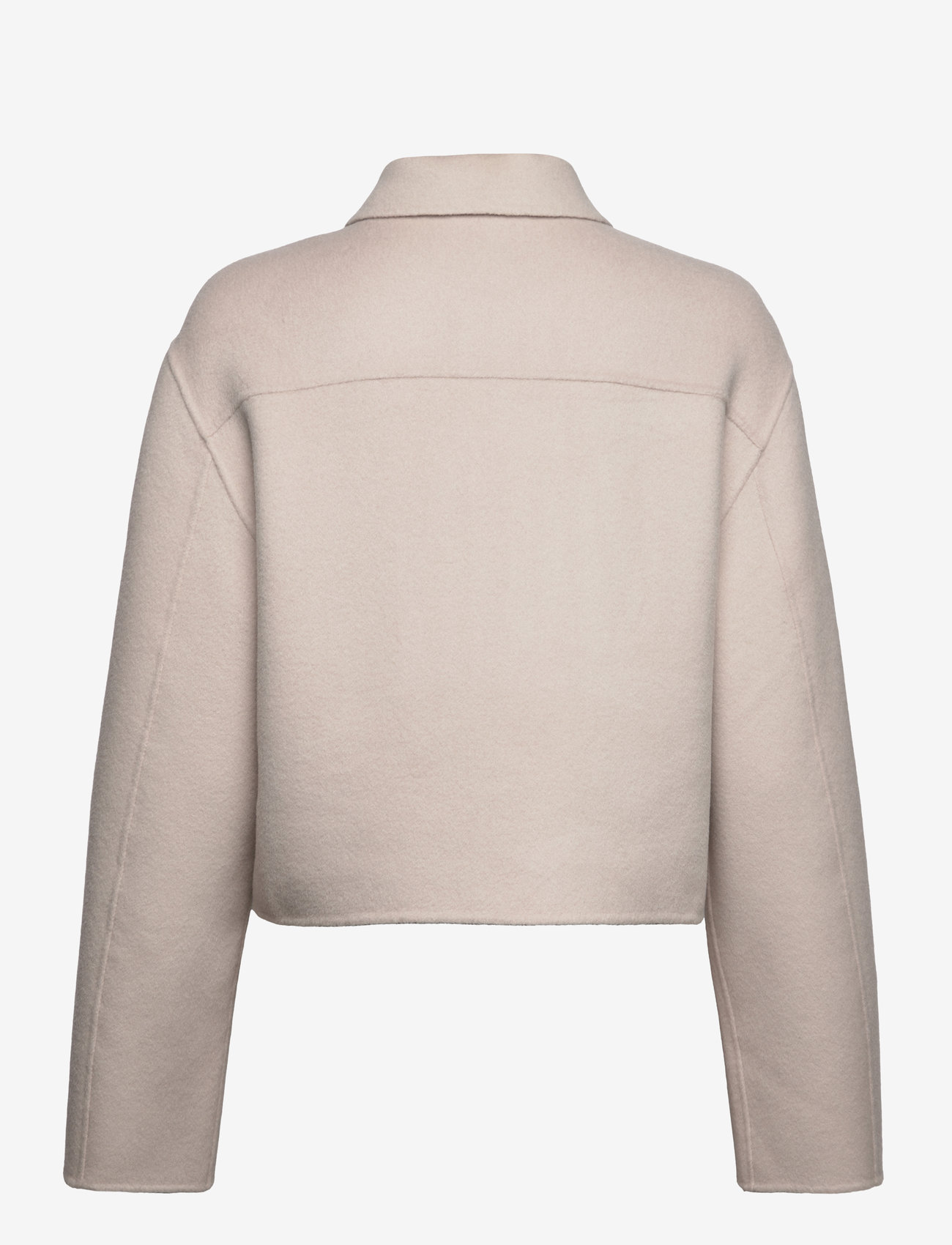 Filippa K - Short Wool Cashmere Jacket - ulljackor - mousse - 1
