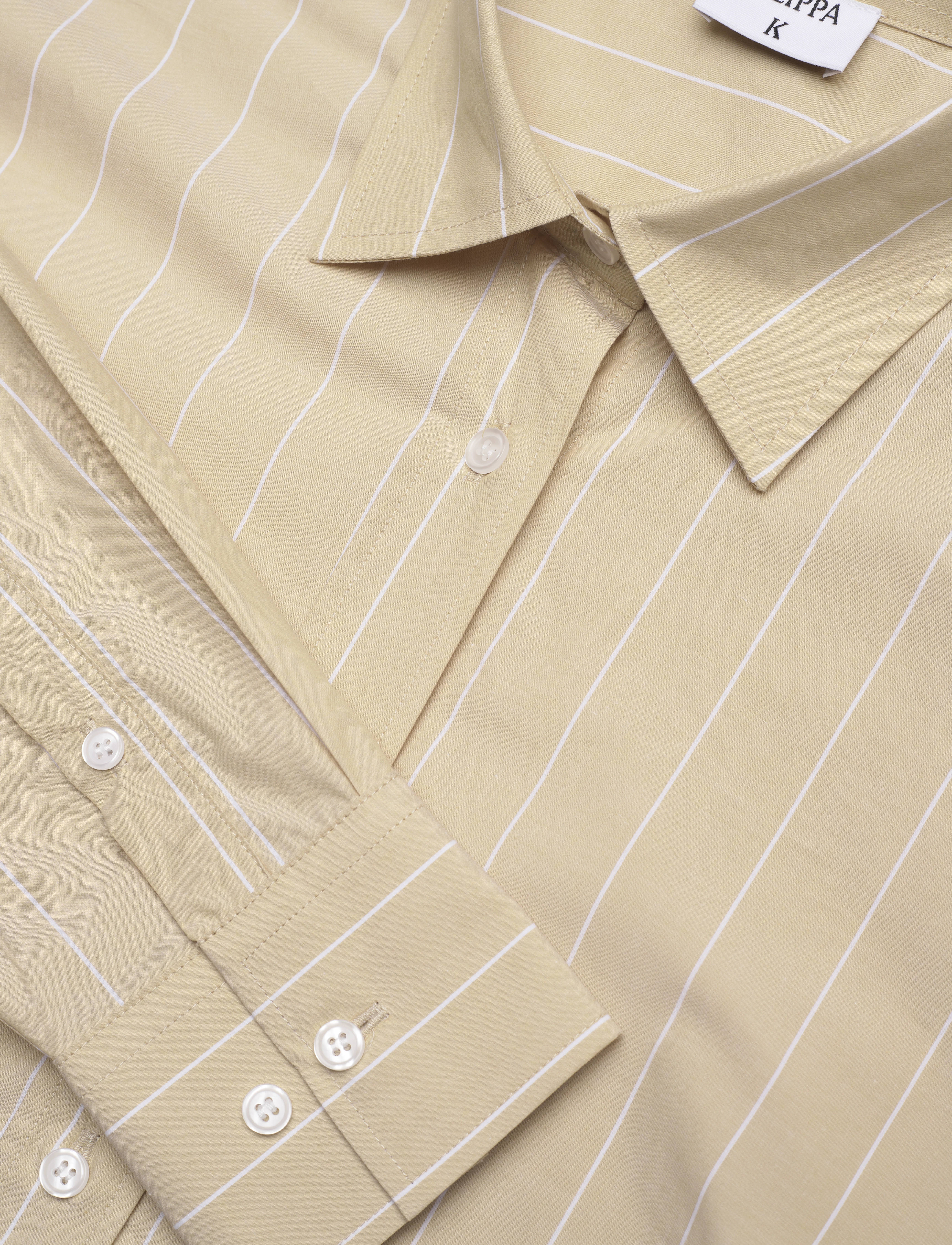 Filippa K - Stripe Poplin Shirt - dark yello - 2