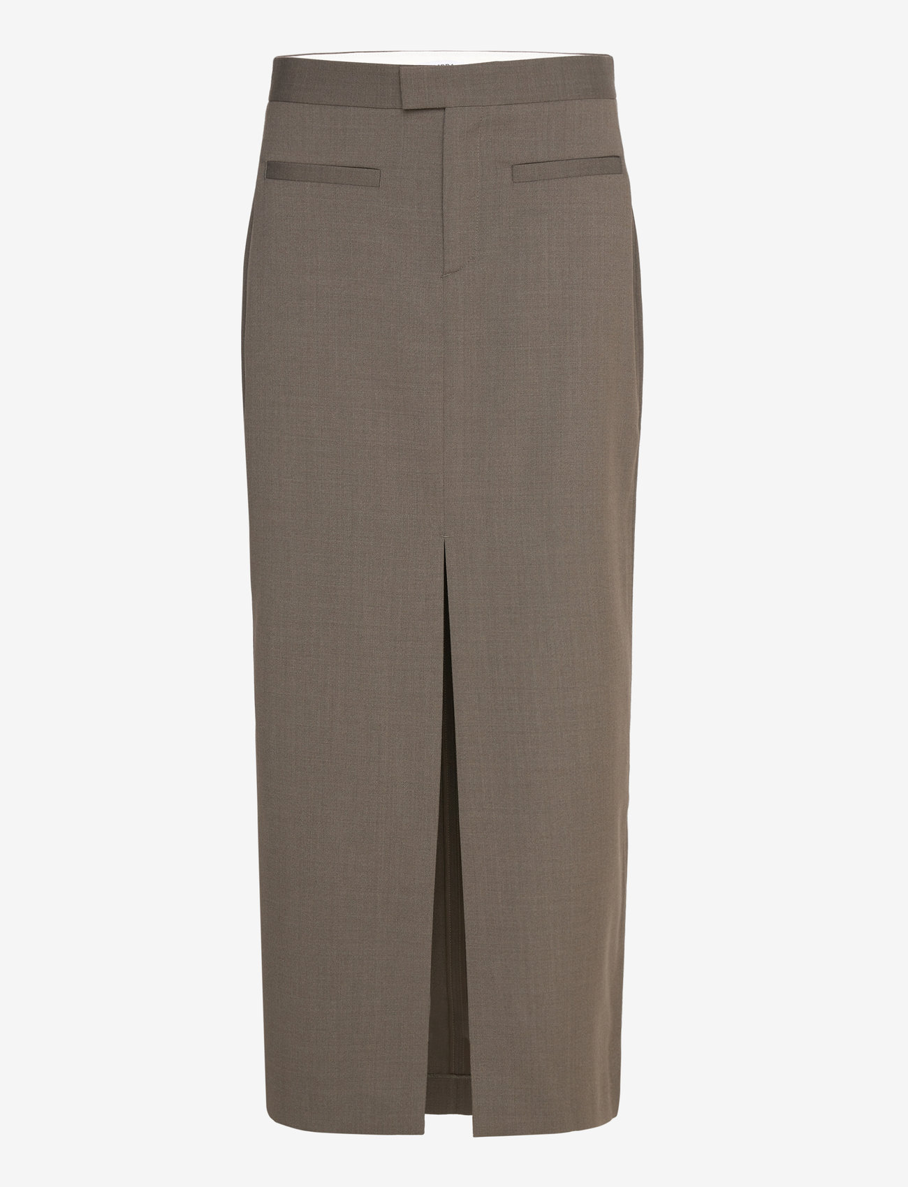 Filippa K - Long Tailored Skirt - driftwood - 0