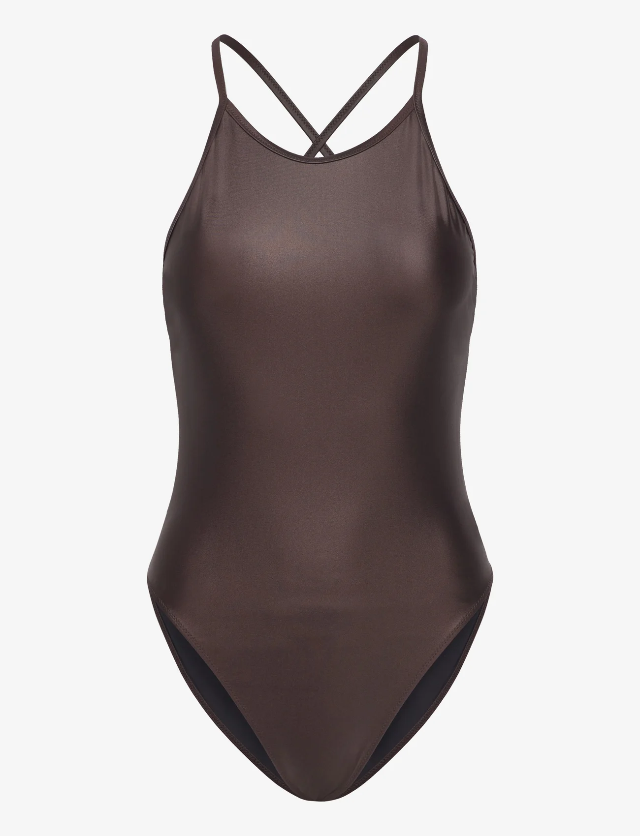 Filippa K - Cross-Back Swimsuit - 1 pièces - dark oak - 0