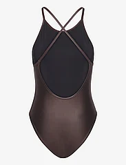 Filippa K - Cross-Back Swimsuit - swimsuits - dark oak - 1