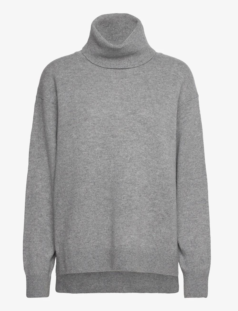 Filippa K - Relaxed Turtle-neck Sweater - rollkragenpullover - grey melan - 0