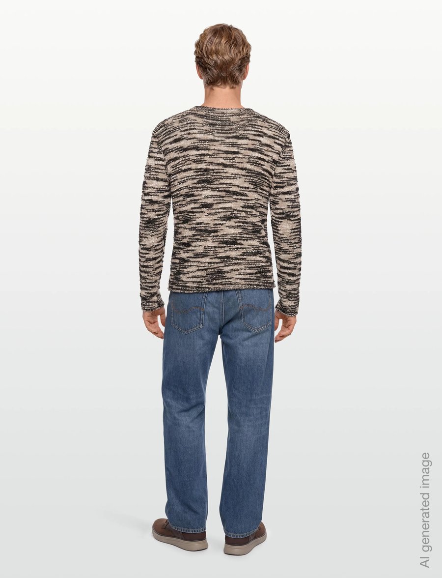 Filippa K - Boatneck Sweater - neulepuserot - beige jaqu - 4