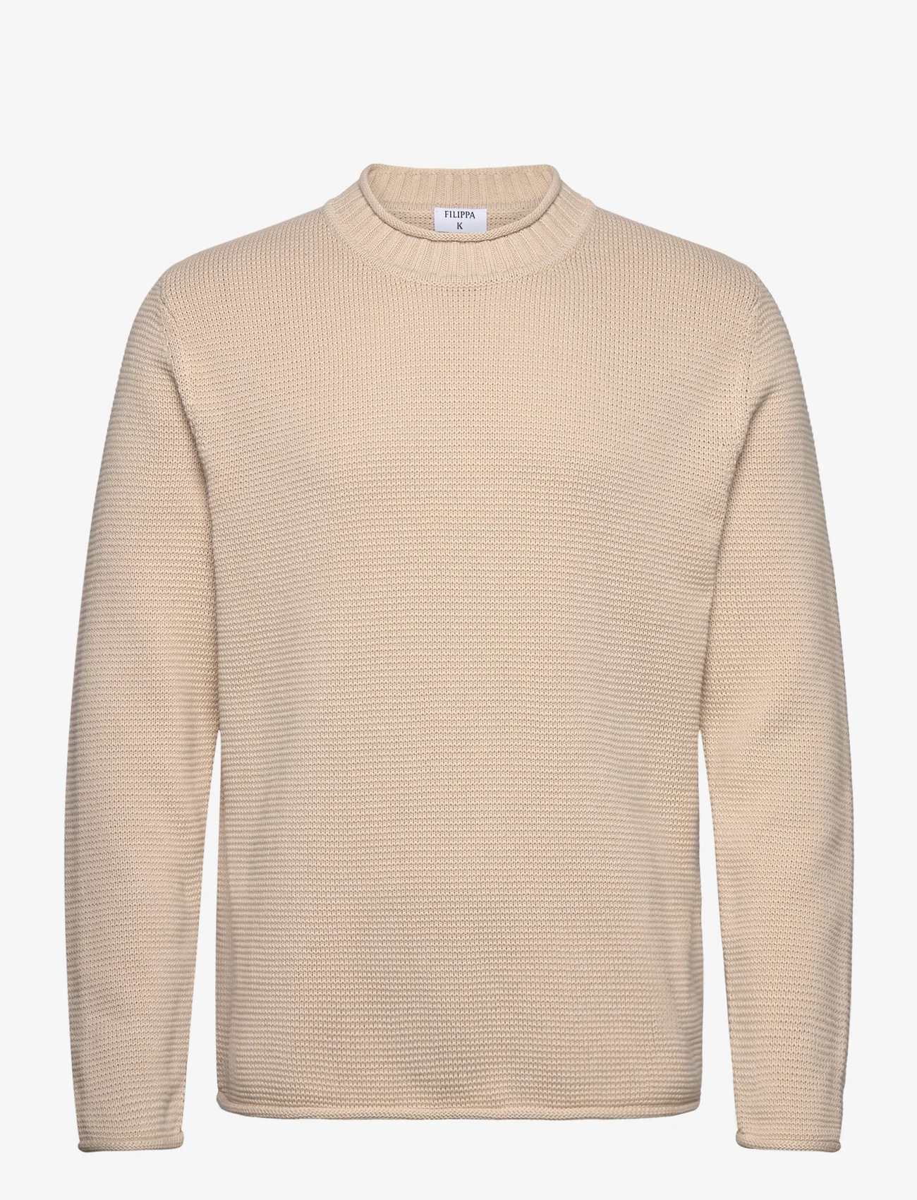 Filippa K - Rolled Hem Sweater - nordic style - light beig - 0