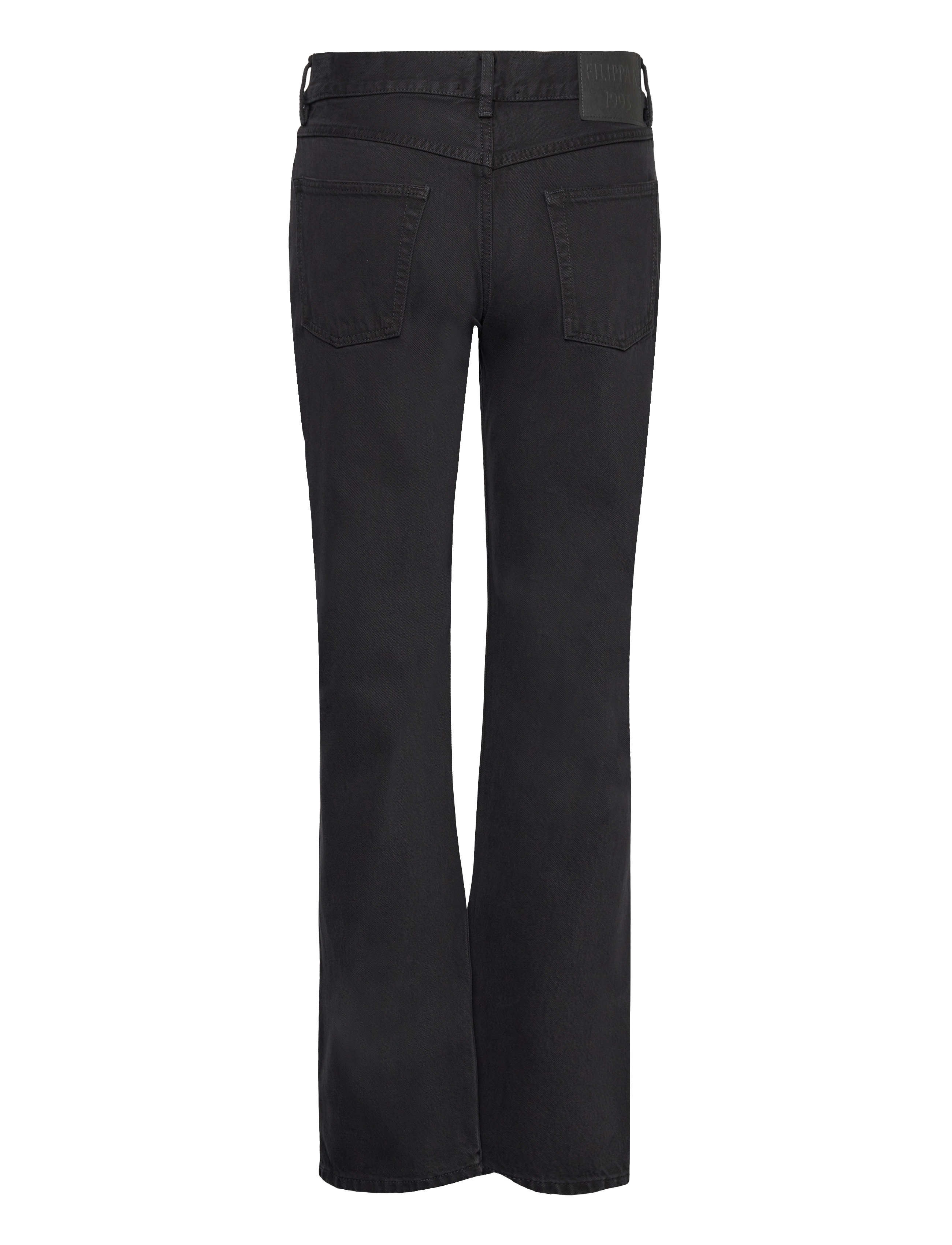 Filippa K - 93 Straight Jeans - schlaghosen - black - 1