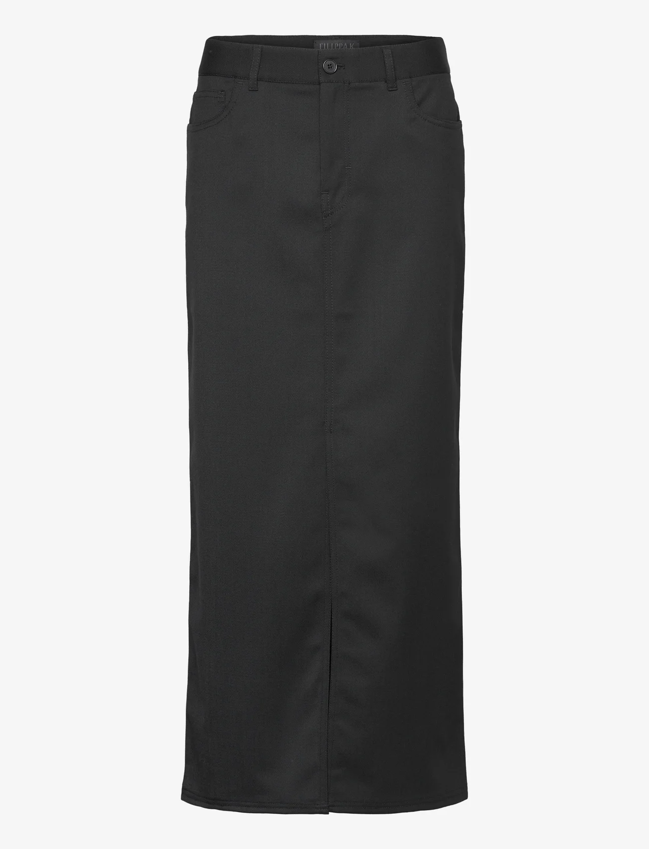 Filippa K - 93 Five Pocket Skirt - maxi skirts - black - 0