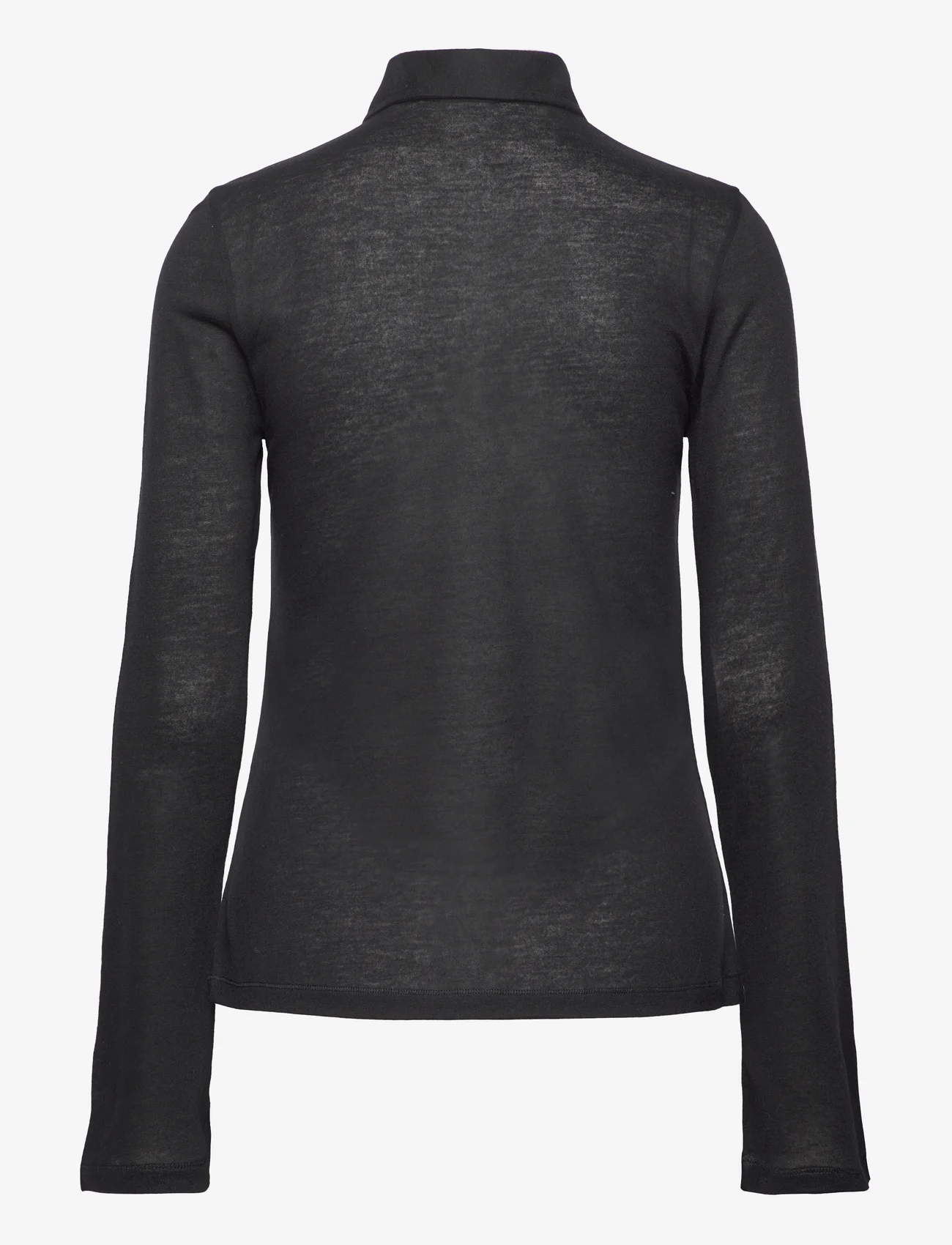 Filippa K - 93 Jersey Shirt - pitkähihaiset paidat - black - 1