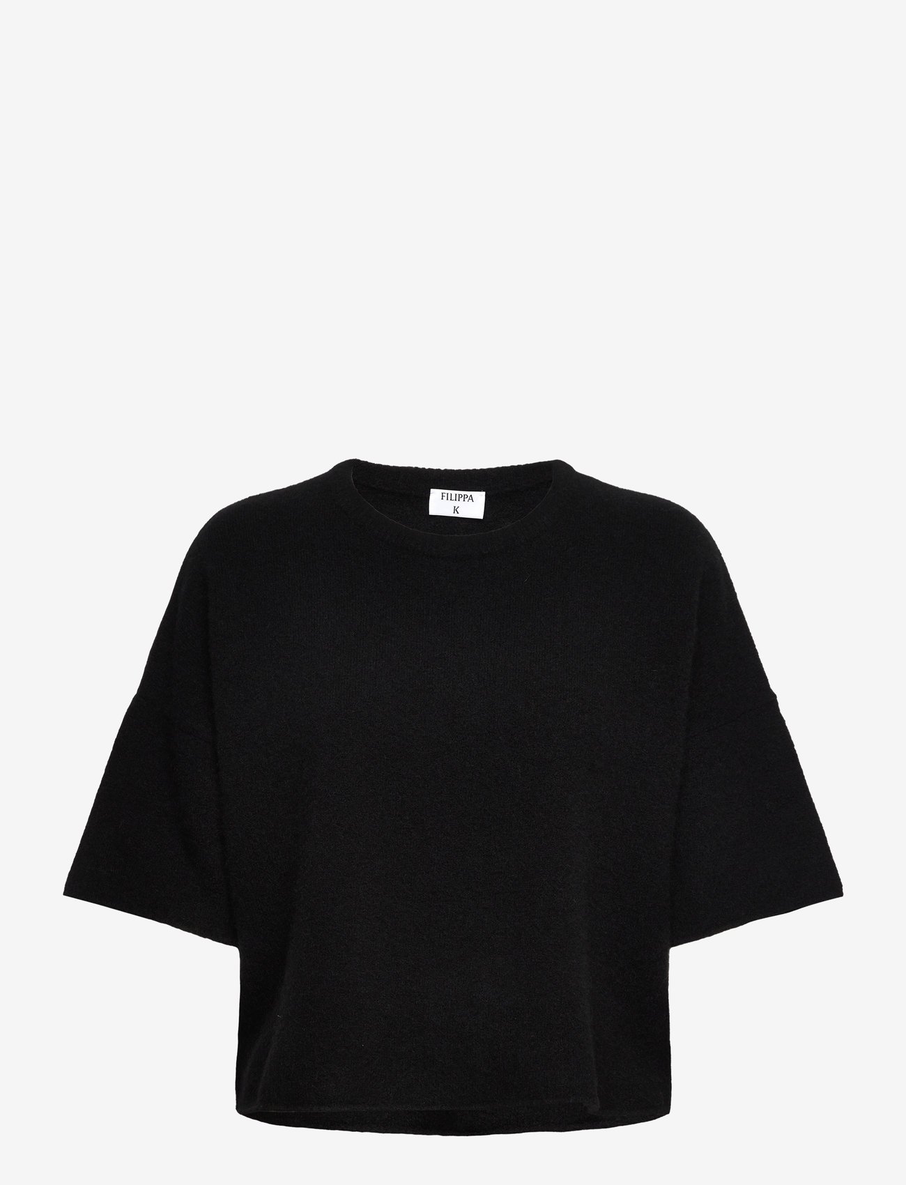 Filippa K - Wool Yak Tee - sweaters - black - 0