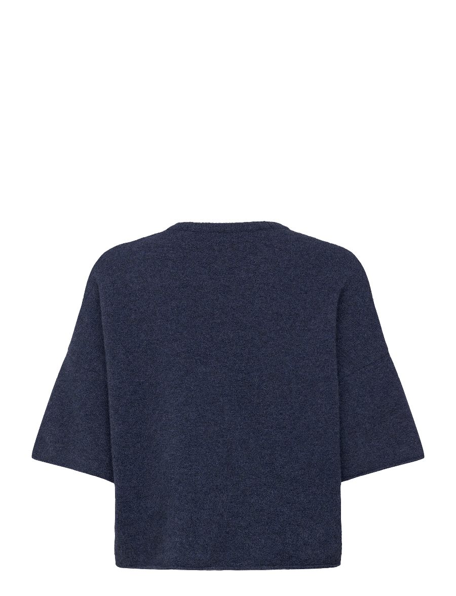 Filippa K - Wool Yak Tee - t-shirts & tops - night teal - 1