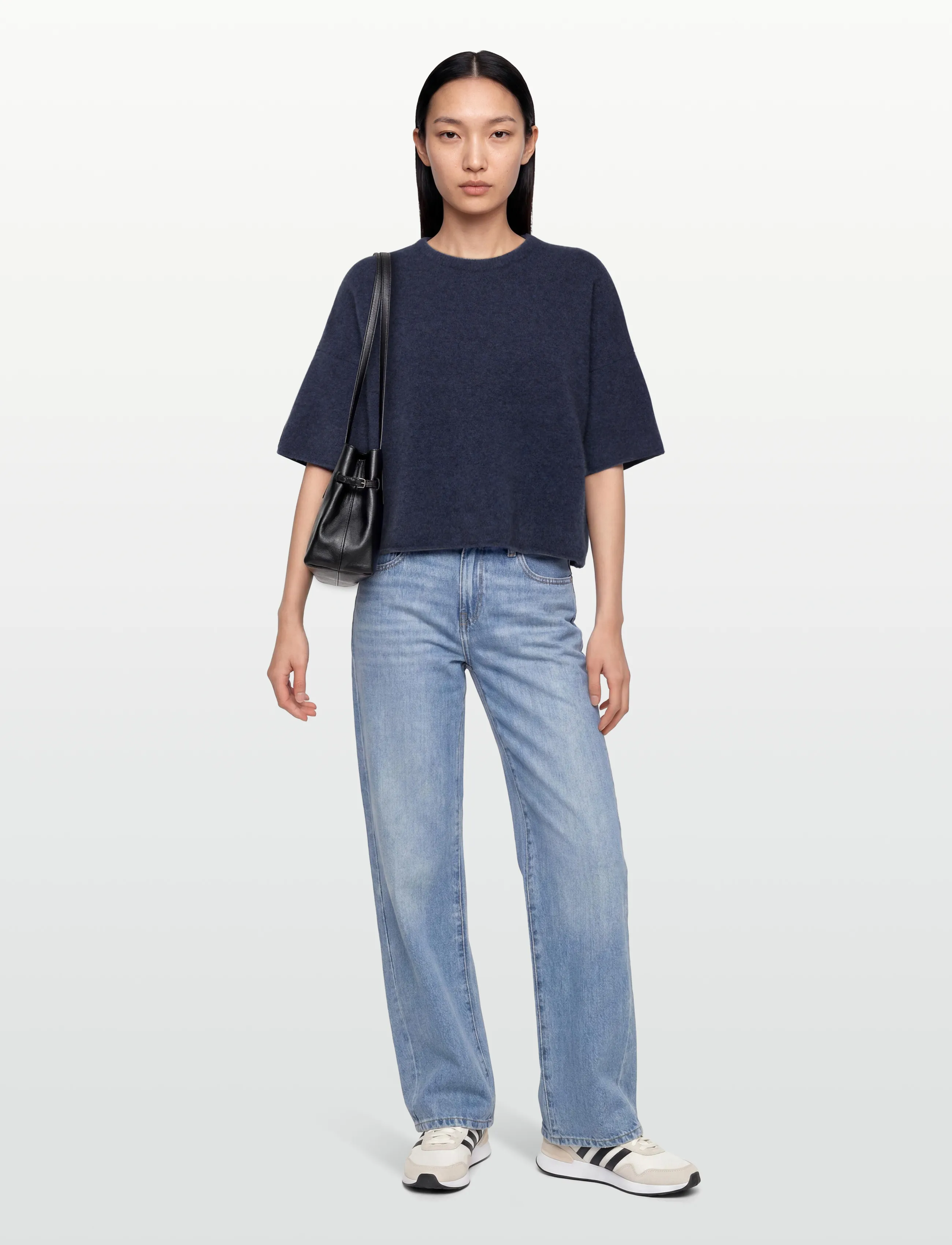 Filippa K Yak Tee - T-shirts - NIGHT TEAL / navy