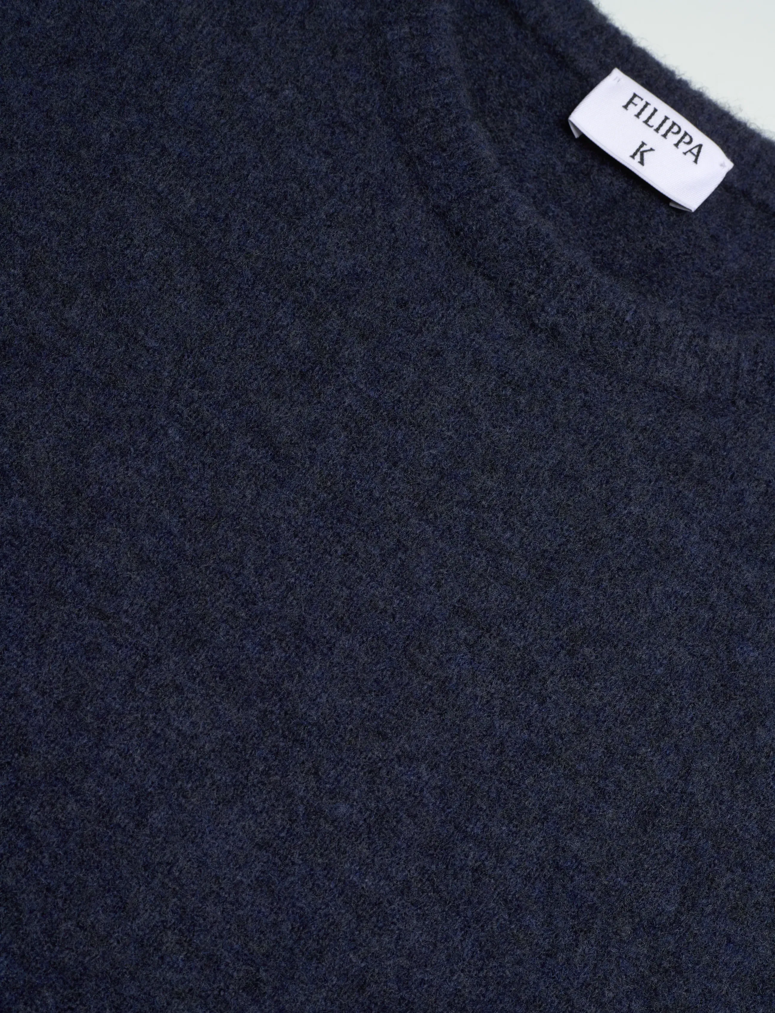 Filippa K - Wool Yak Tee - t-shirts & tops - night teal - 2