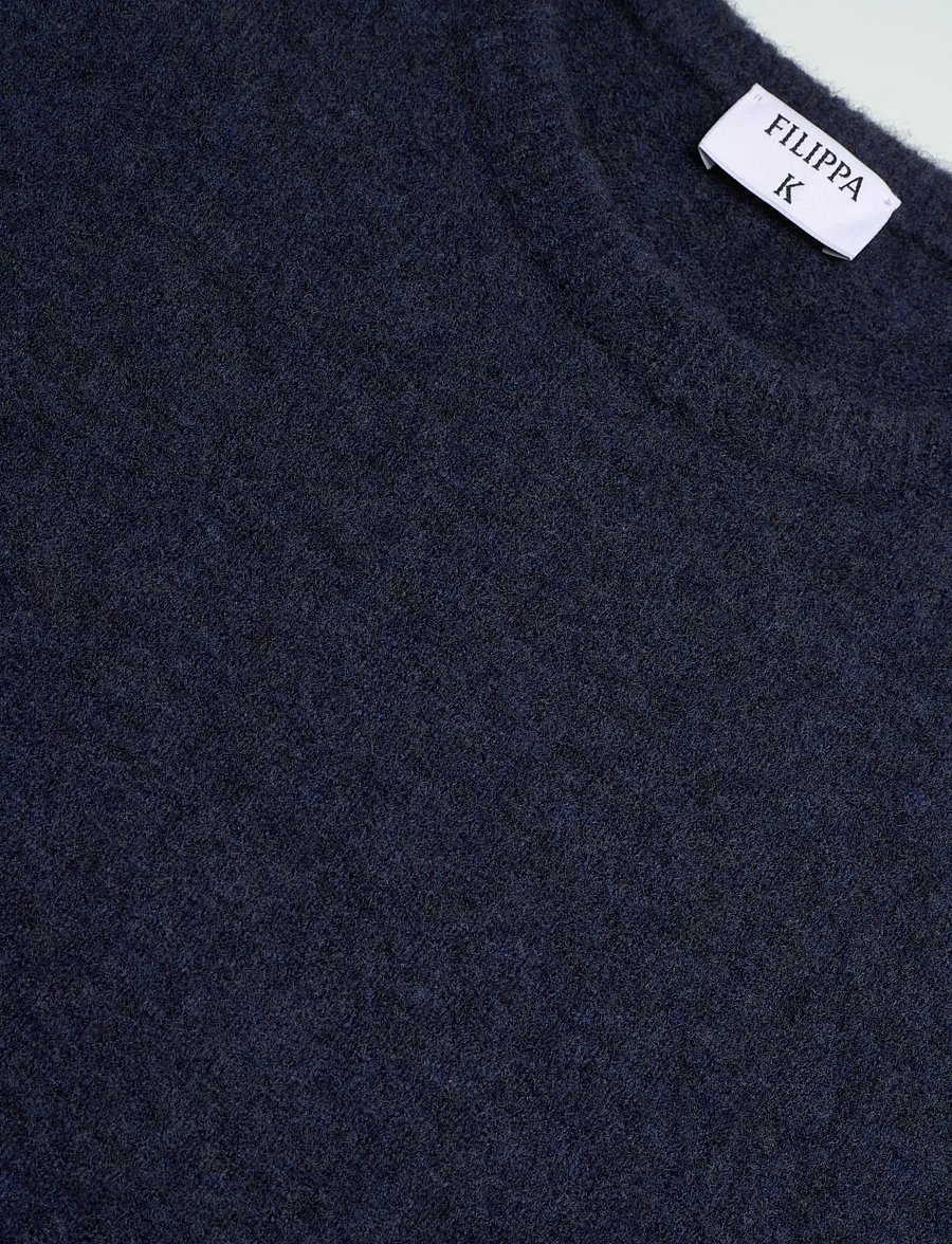 Filippa K - Wool Yak Tee - t-shirts & tops - night teal - 2