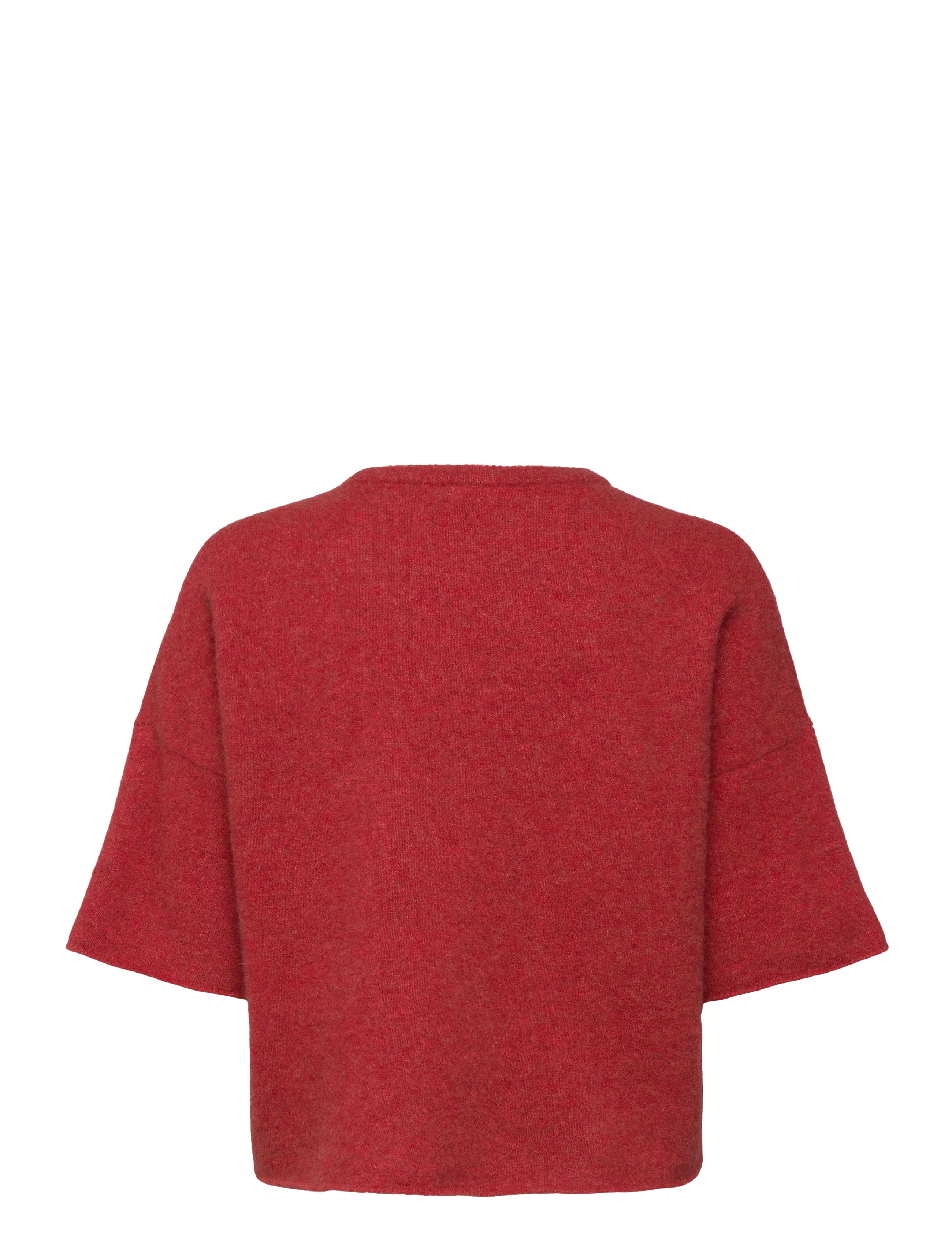 Filippa K - Wool Yak Tee - tröjor - red currant - 1