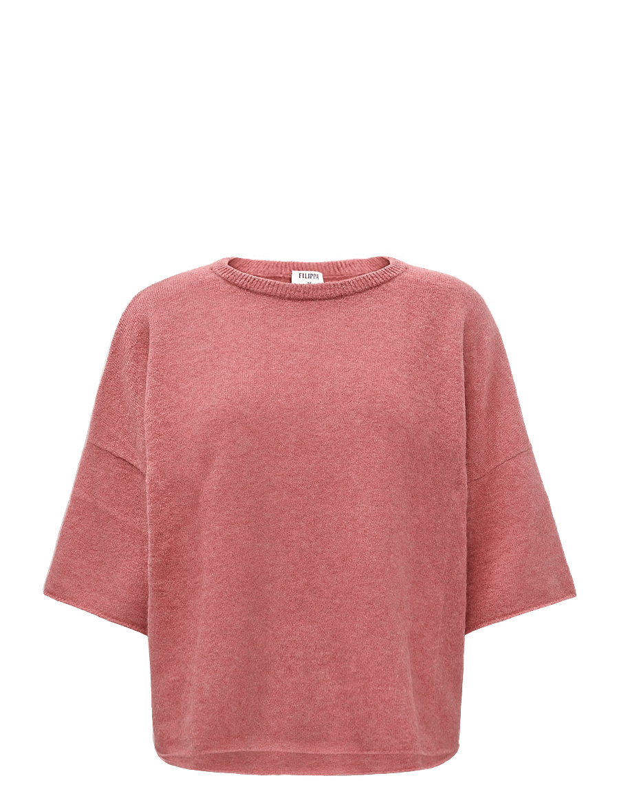 Filippa K - Wool Yak Tee - sviitrid - soft raspberry - 0