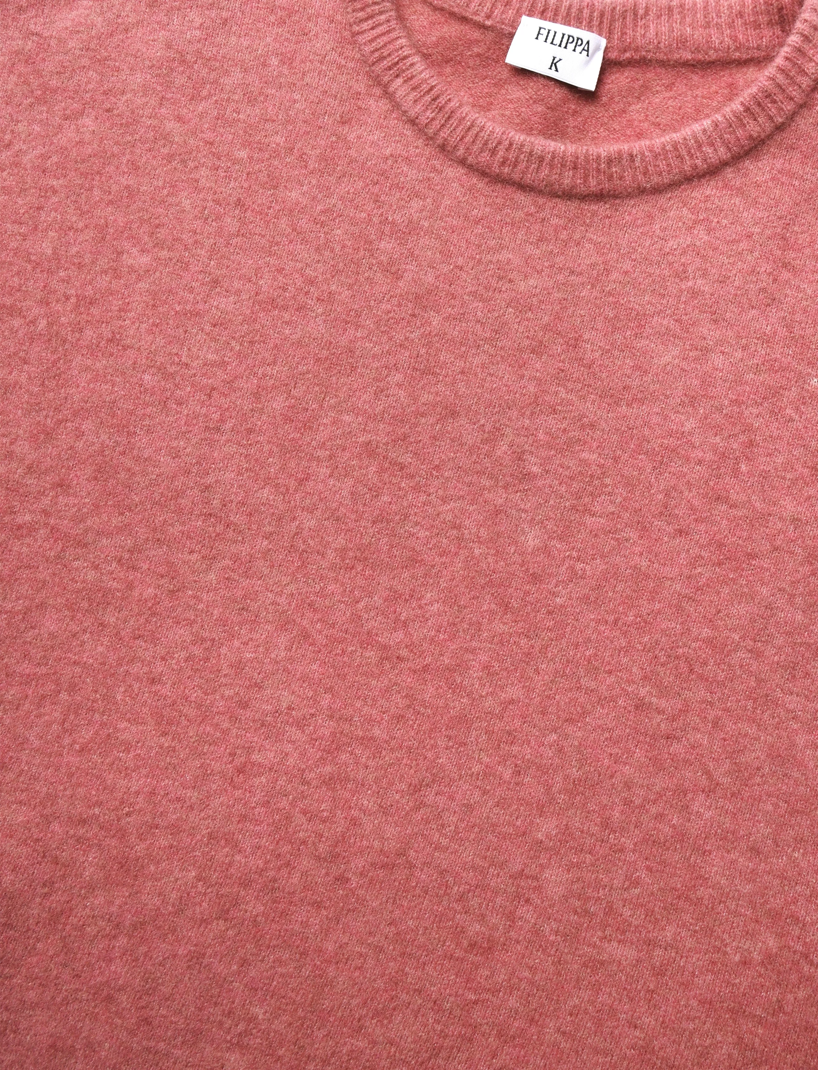 Filippa K - Wool Yak Tee - sviitrid - soft raspberry - 2