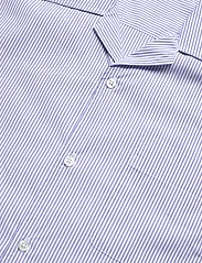 Filippa K - Striped Short Sleeve Shirt - podstawowe koszulki - blue strip - 3