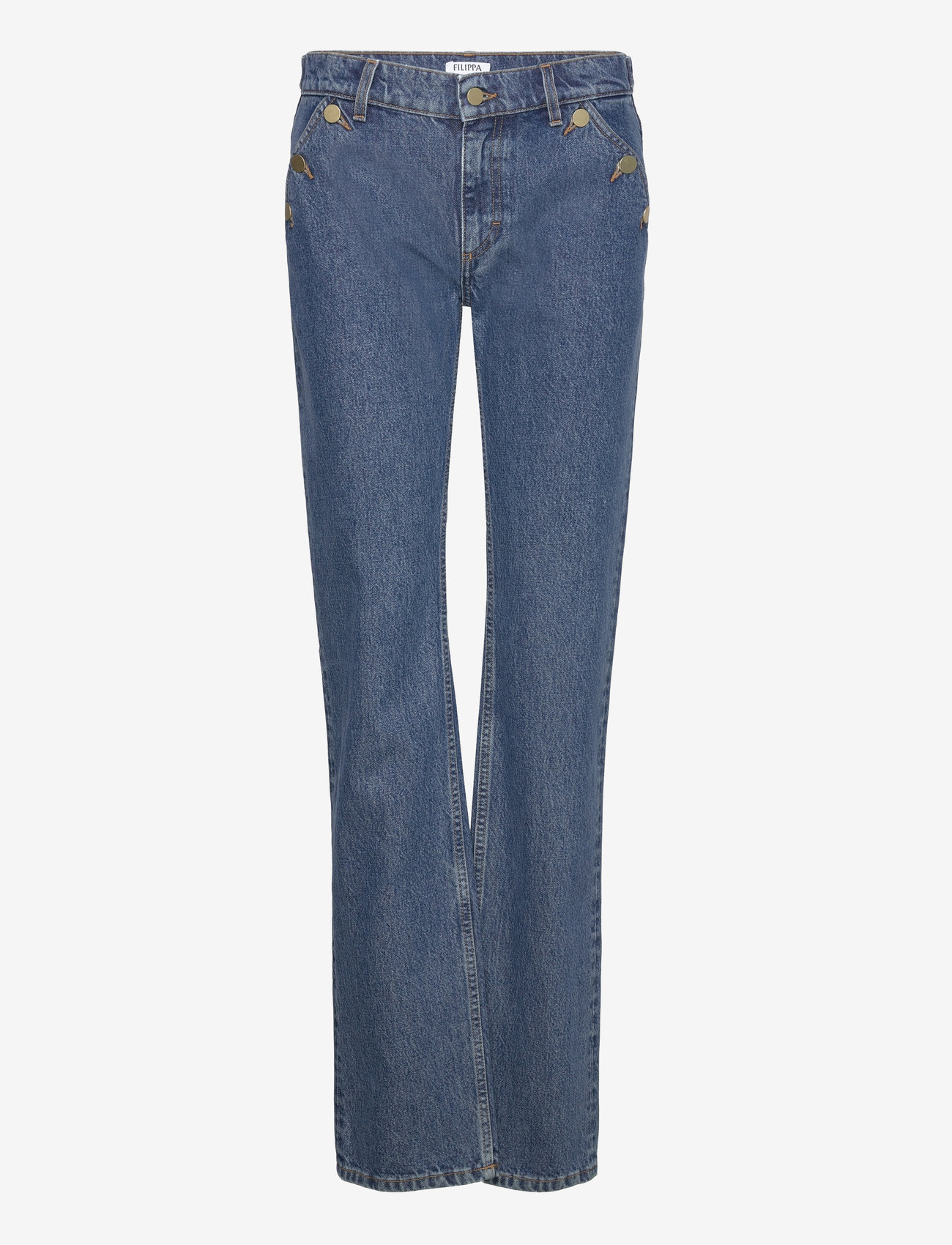 Filippa K - Classic Straight Jeans - straight jeans - washed mid - 0
