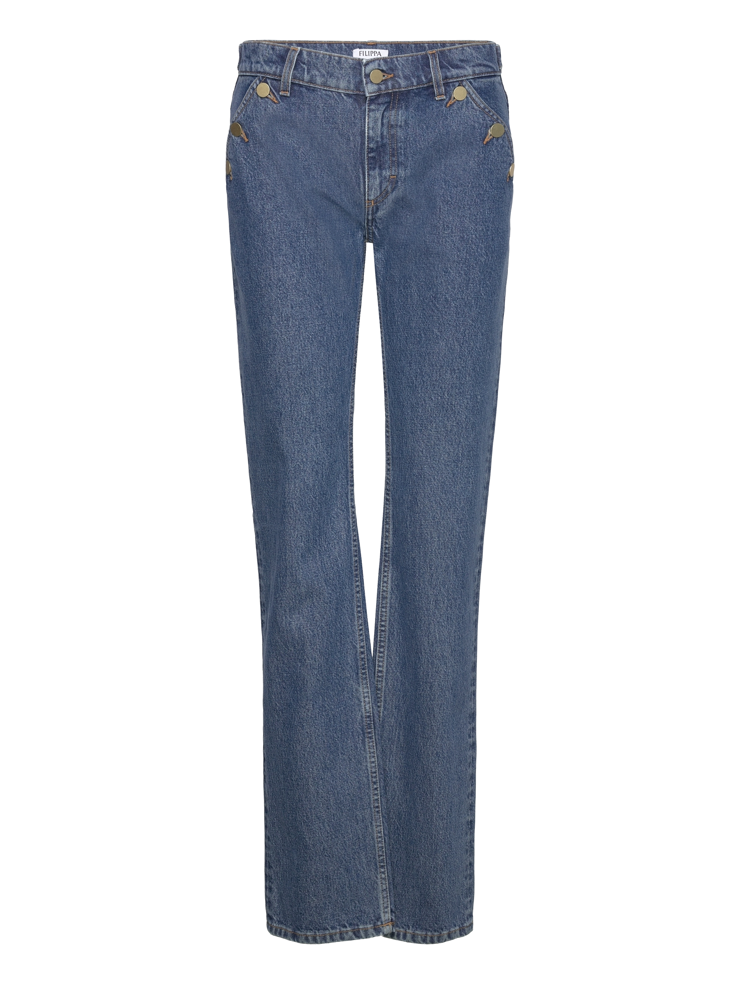 Filippa K Classic Straight Jeans - Filippa K - WASHED MID / blue