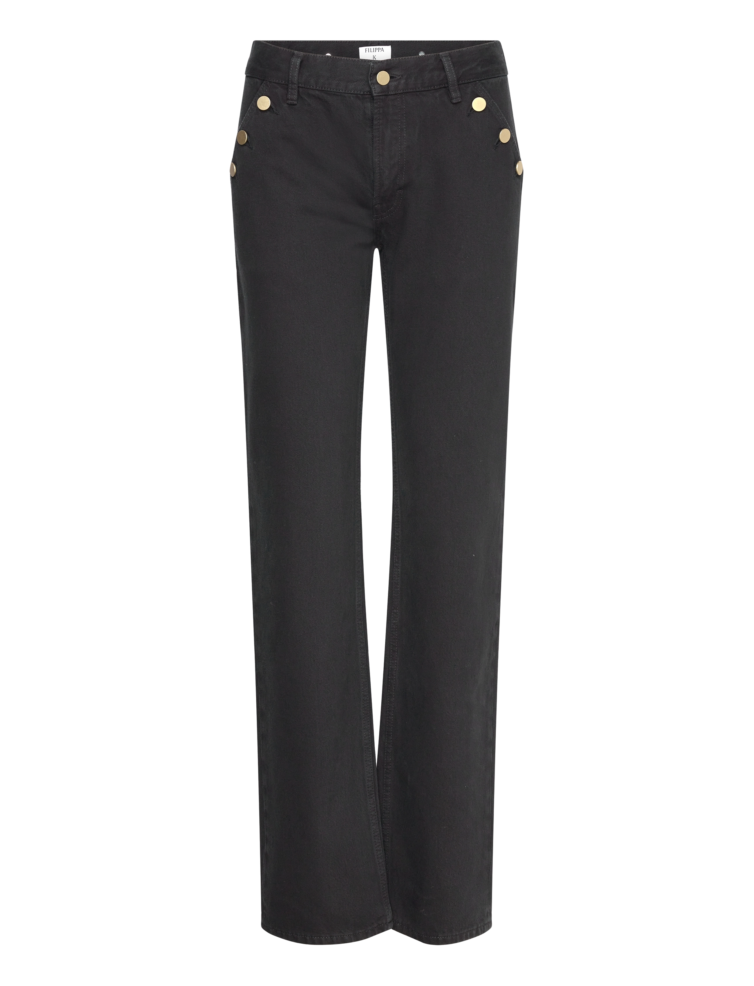 Classic Straight Jeans - BLACK