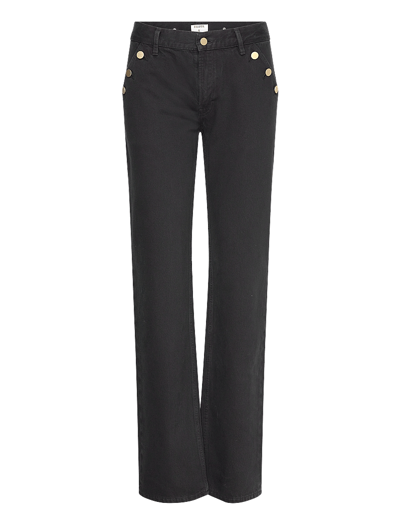 Filippa K - Classic Straight Jeans - raka jeans - black - 0