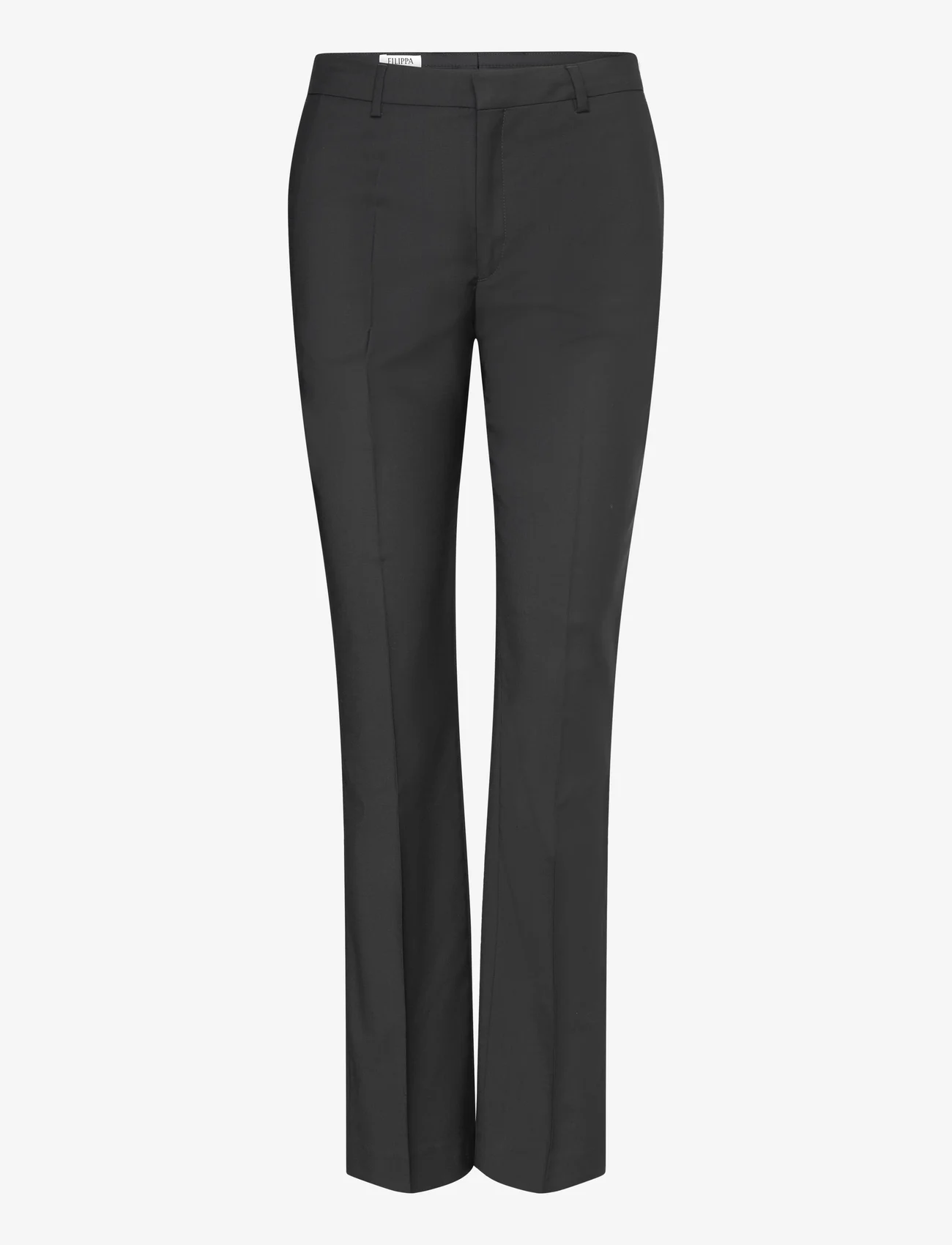 Filippa K - Emma Wool Trousers - puvunhousut - black - 0