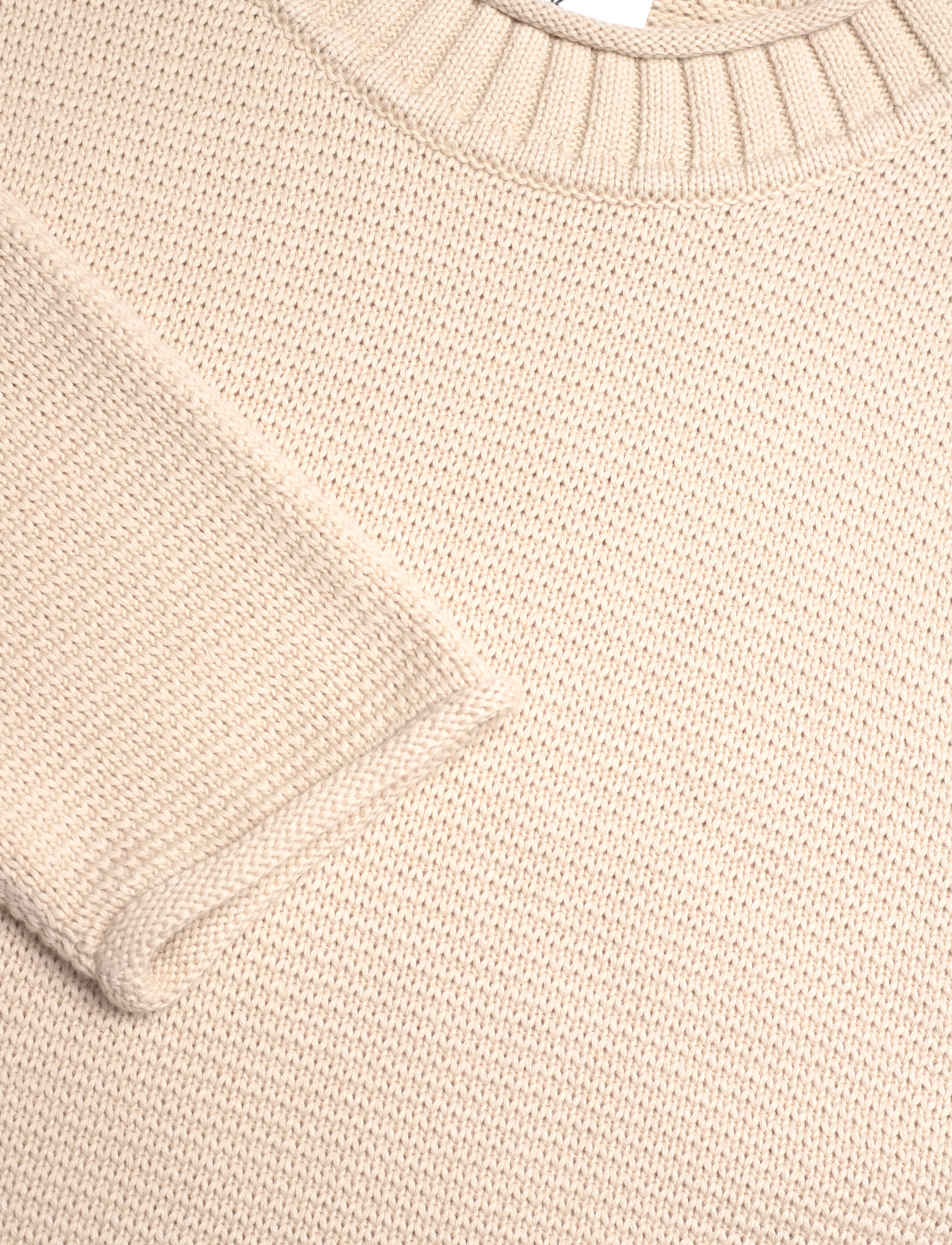 Filippa K - Rolled Hem Sweater - light beig - 2