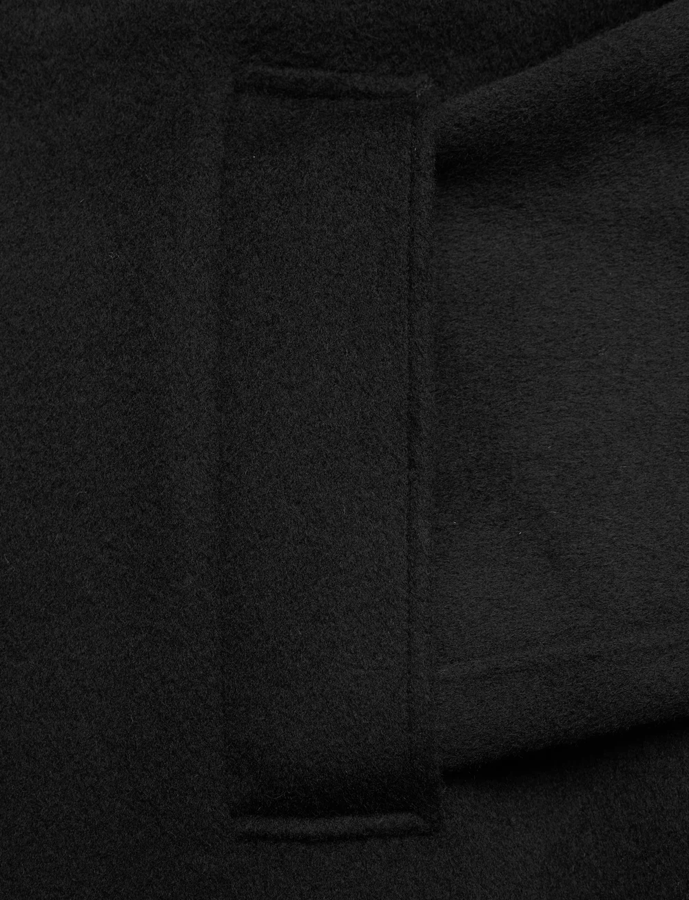Filippa K - Double Faced Wool Peacoat - wollmäntel - black - 4